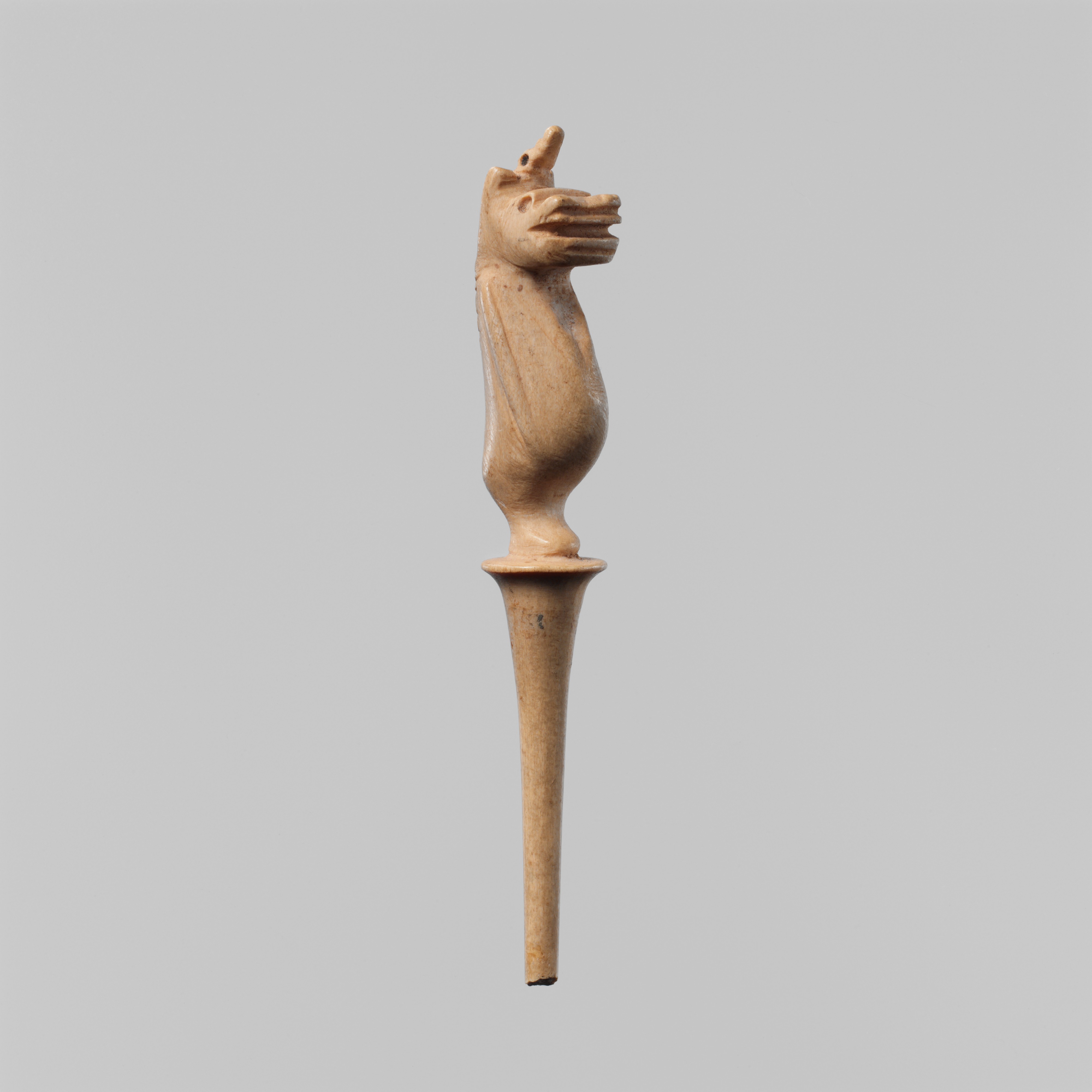 Hairpin with a Figure of a Hippopotamus