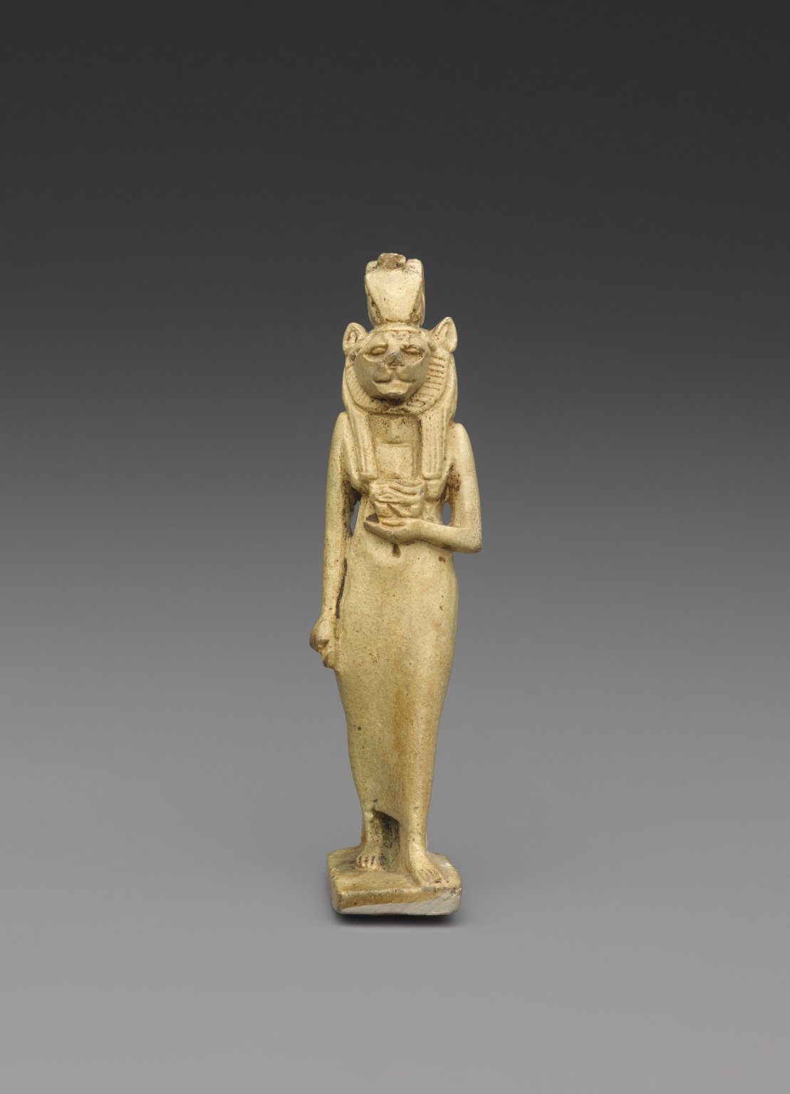 Amulet of a Striding Lion-Headed Goddess