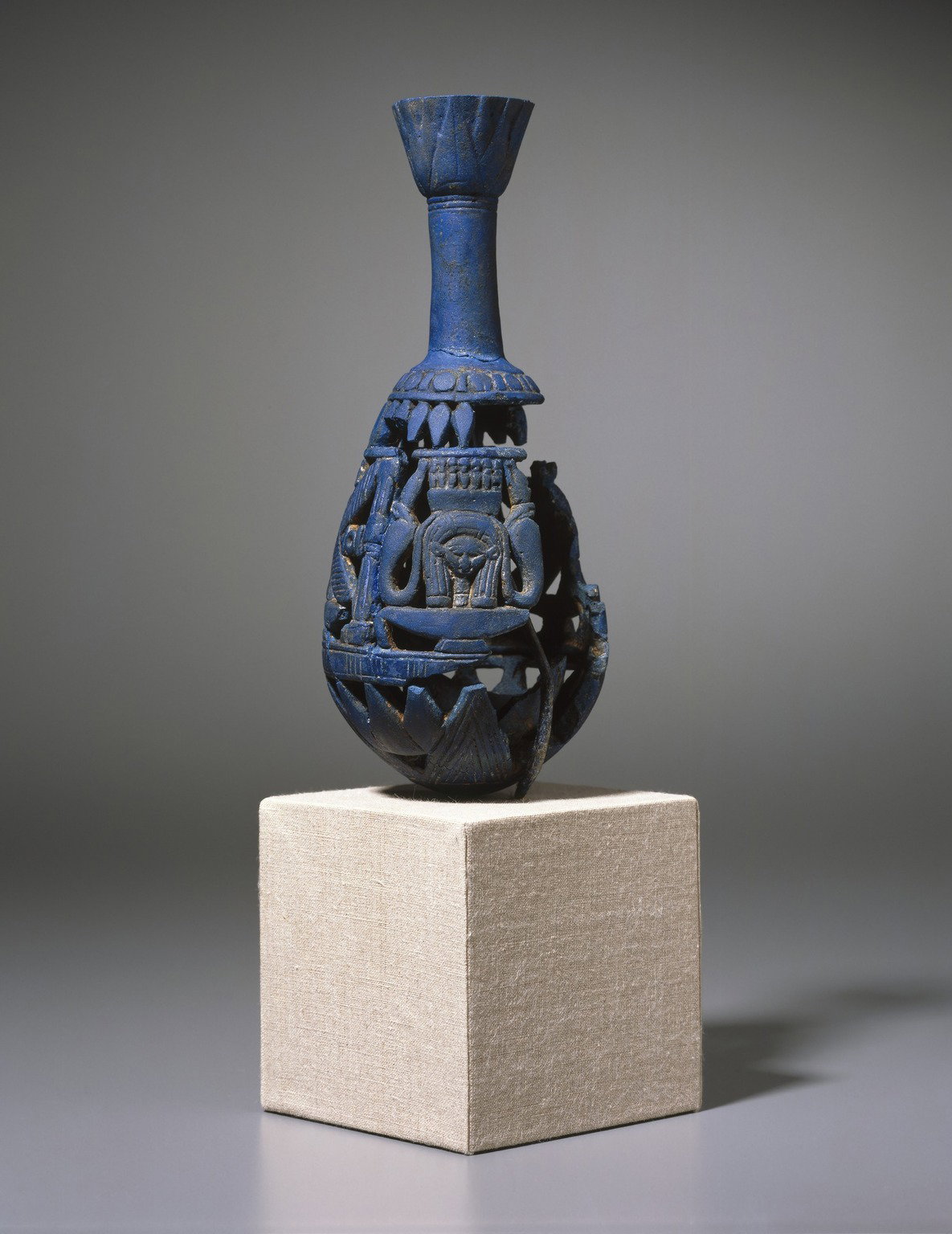 Bottle with Openwork Shell
