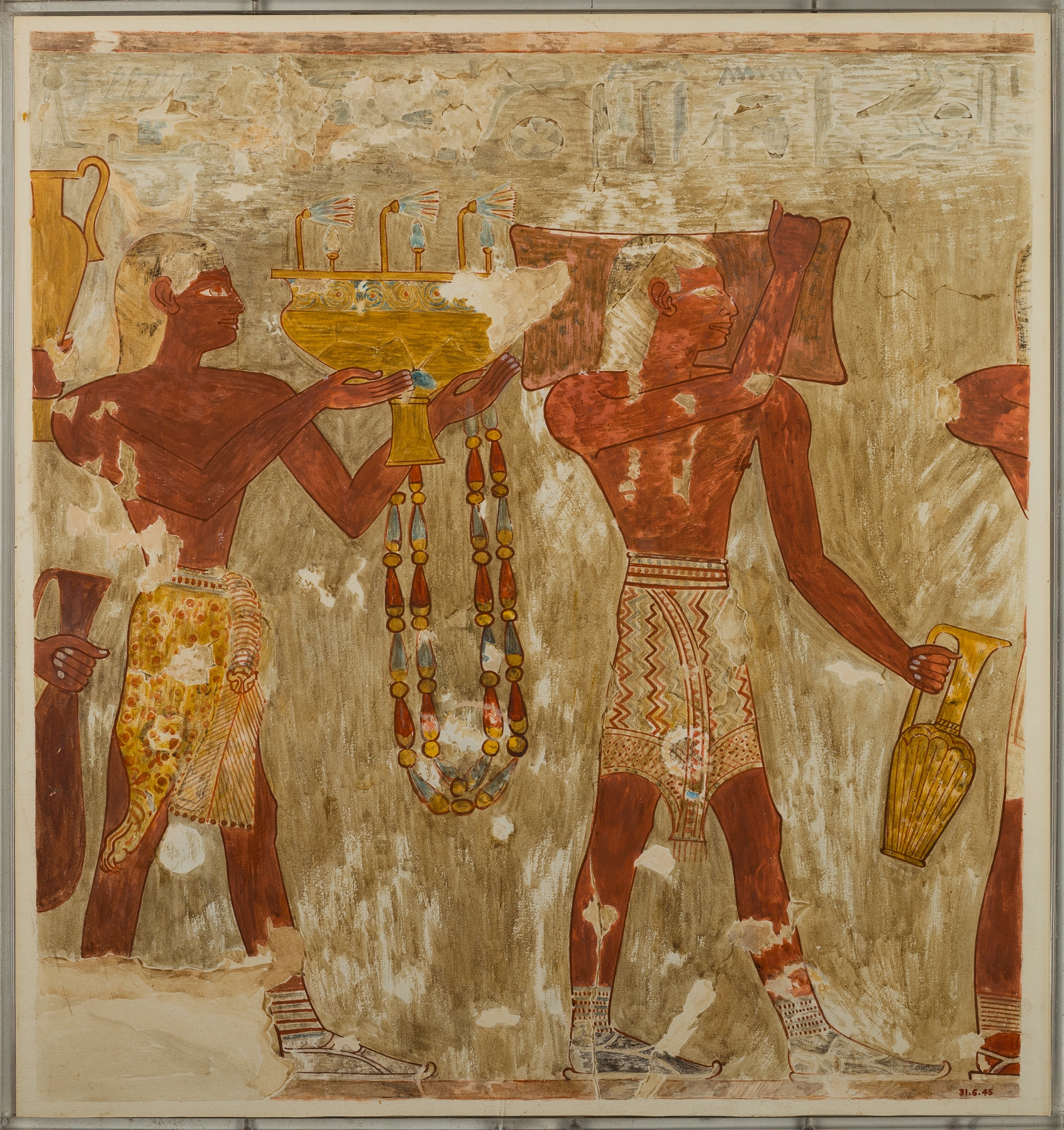 Cretans Bringing Gifts of Metal and Jewelry, Tomb of Rekhmire