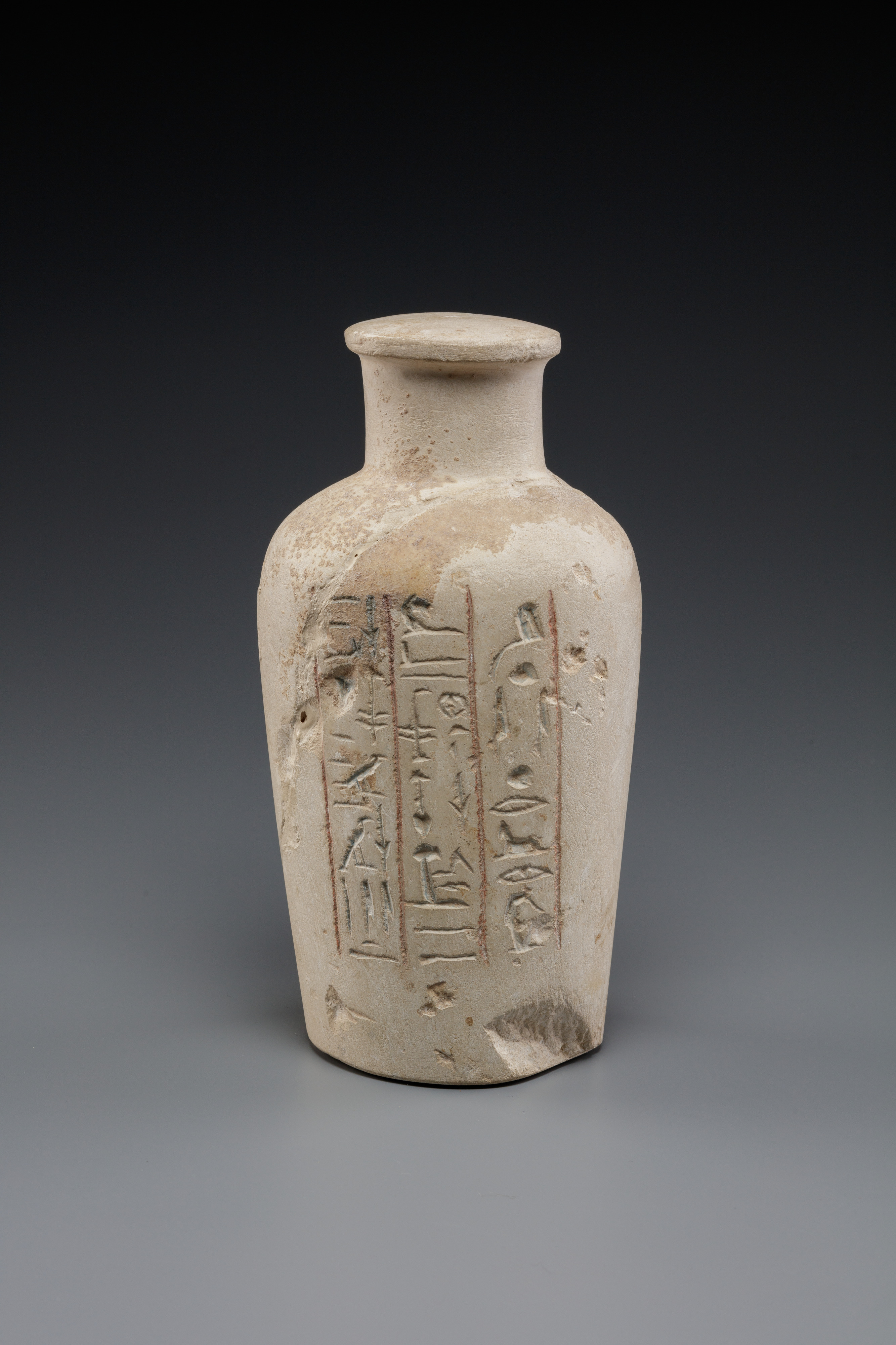 Dummy Jar Inscribed for Sennefer and Senetnay