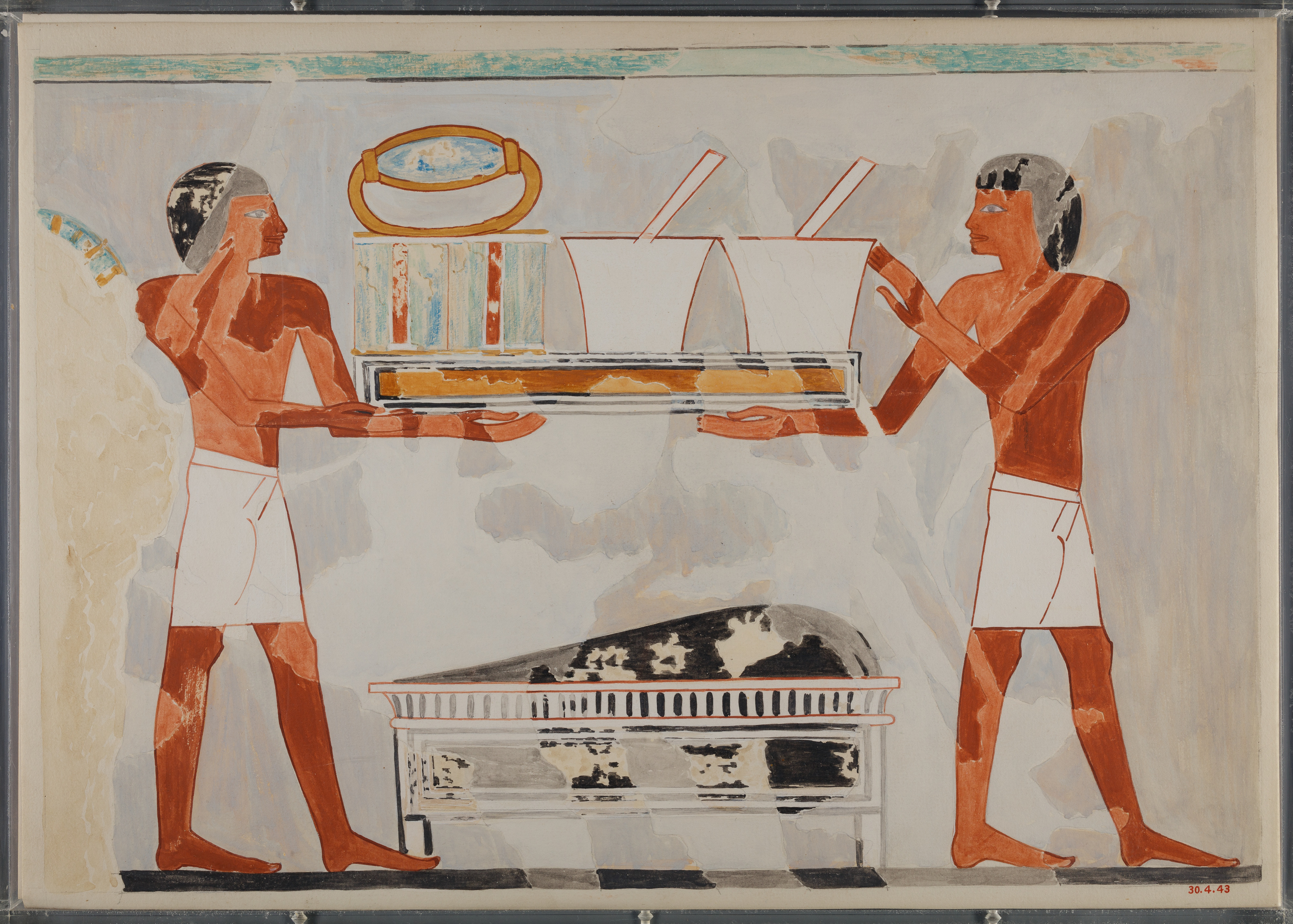 Detail from an Offering Procession, Tomb of Amenemweskhet