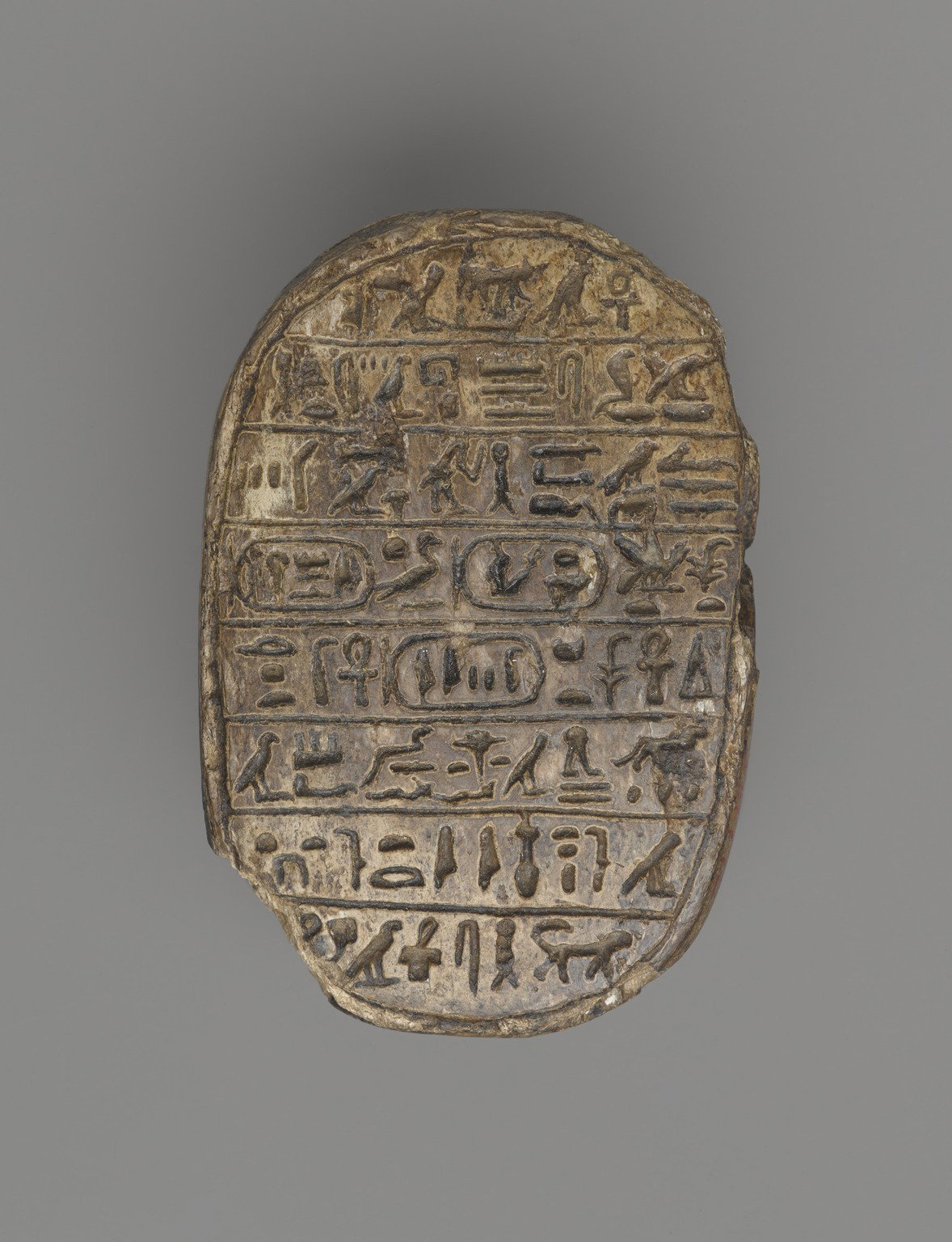 Commemorative Lion Hunt Scarab of Amunhotep III