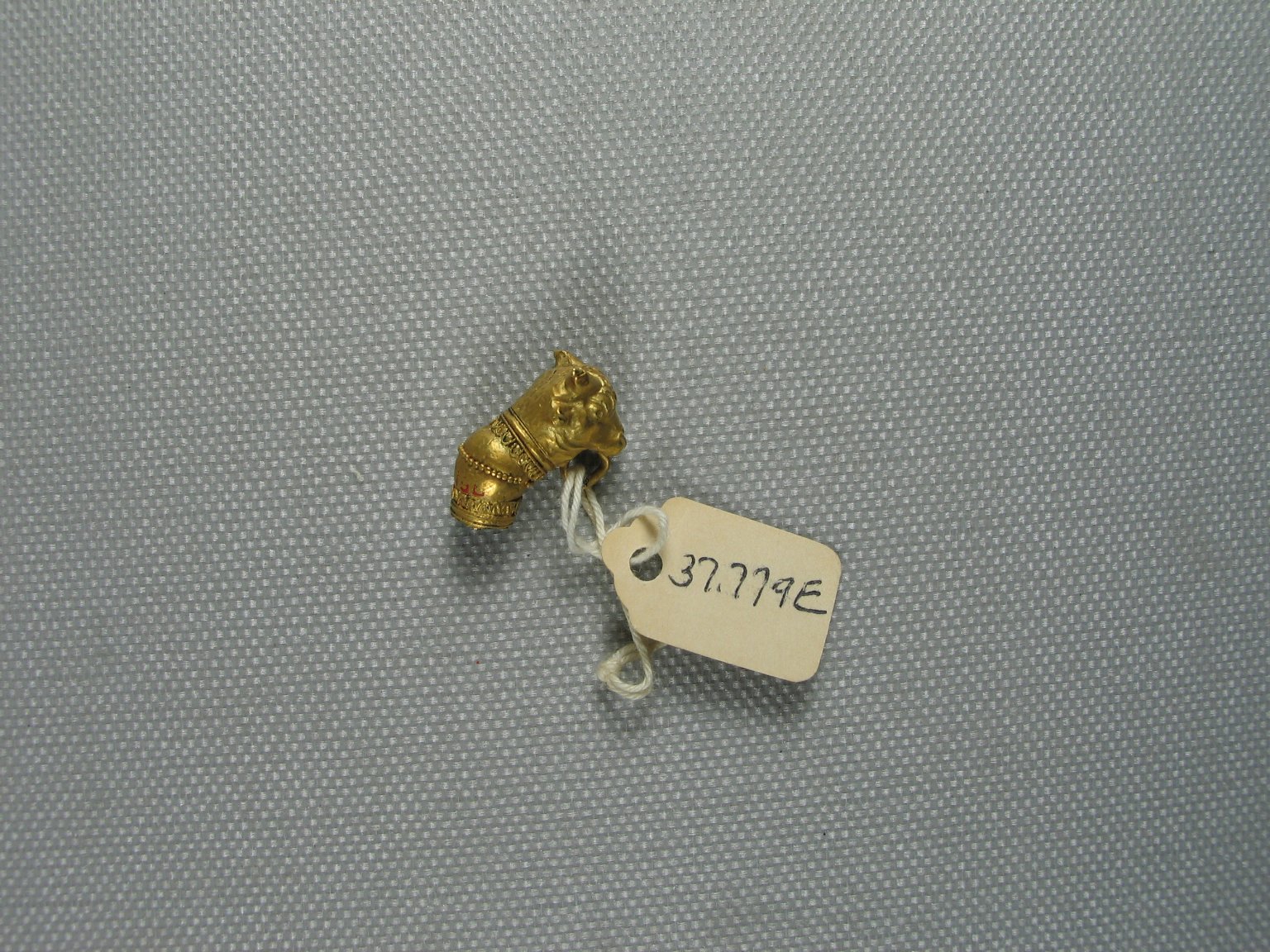 Part of a Earring in the Form of a Bull's Head