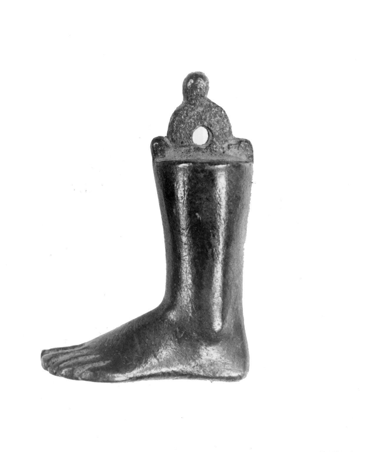 Weight in the Form of a Human Foot and Leg