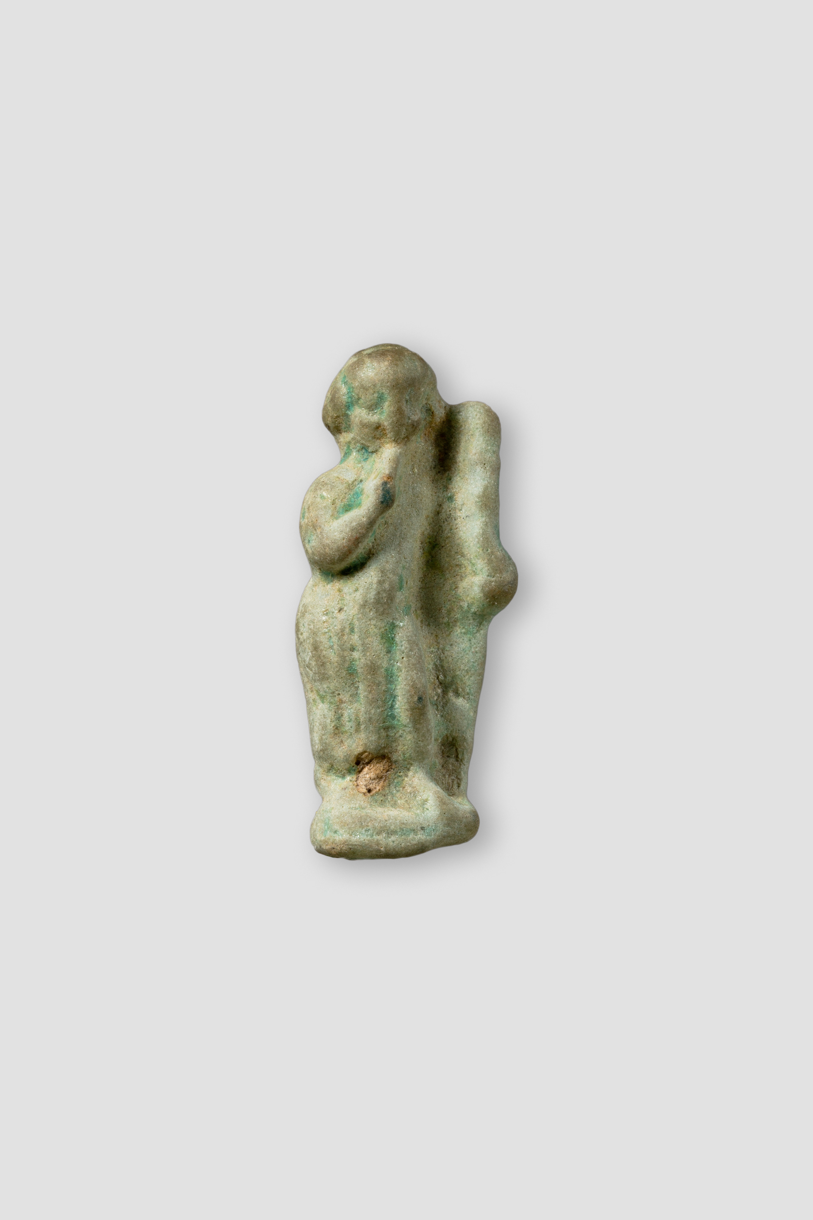Harpokrates or another child god with the club of Herakles