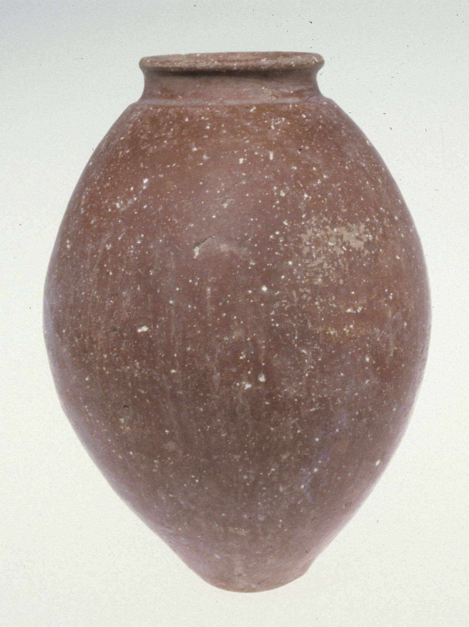 Red polished ware jar