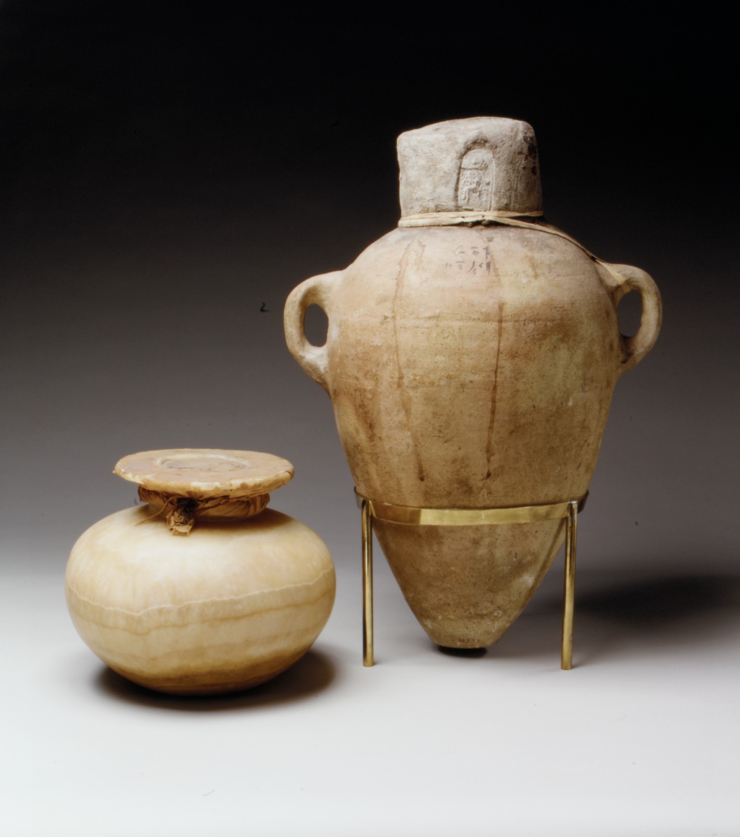 Large Sealed Storage Jar