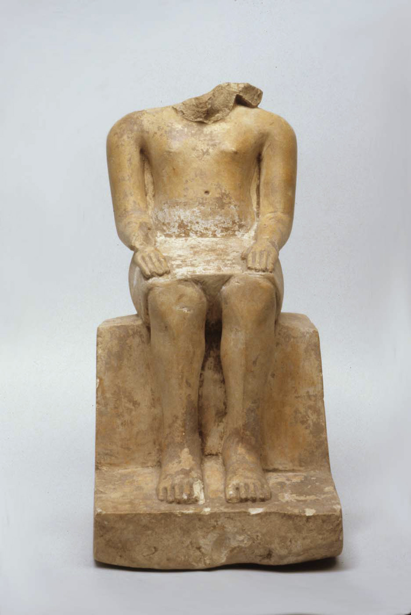 Seated man
