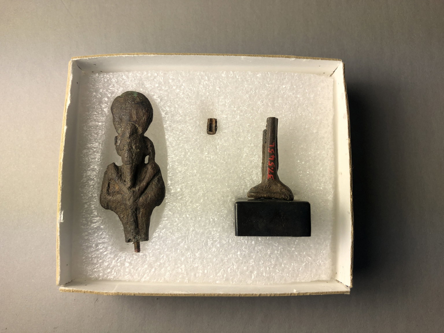 Small Double Faced Statuette of Khonsu