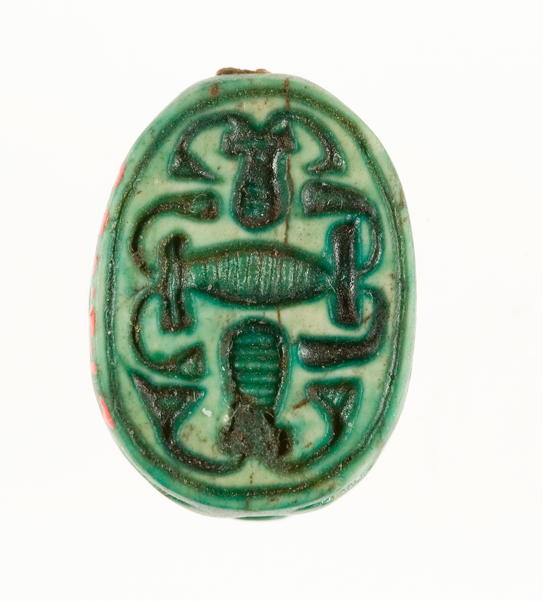 Scarab Inscribed with a Geometric Pattern