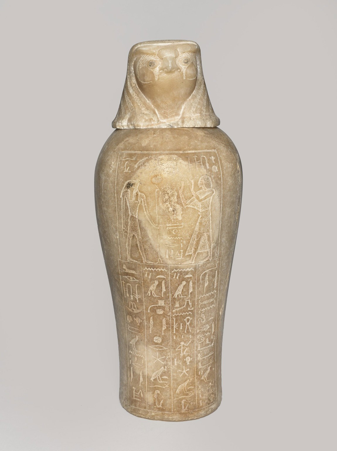 Canopic Jar and Cover of Tjuli