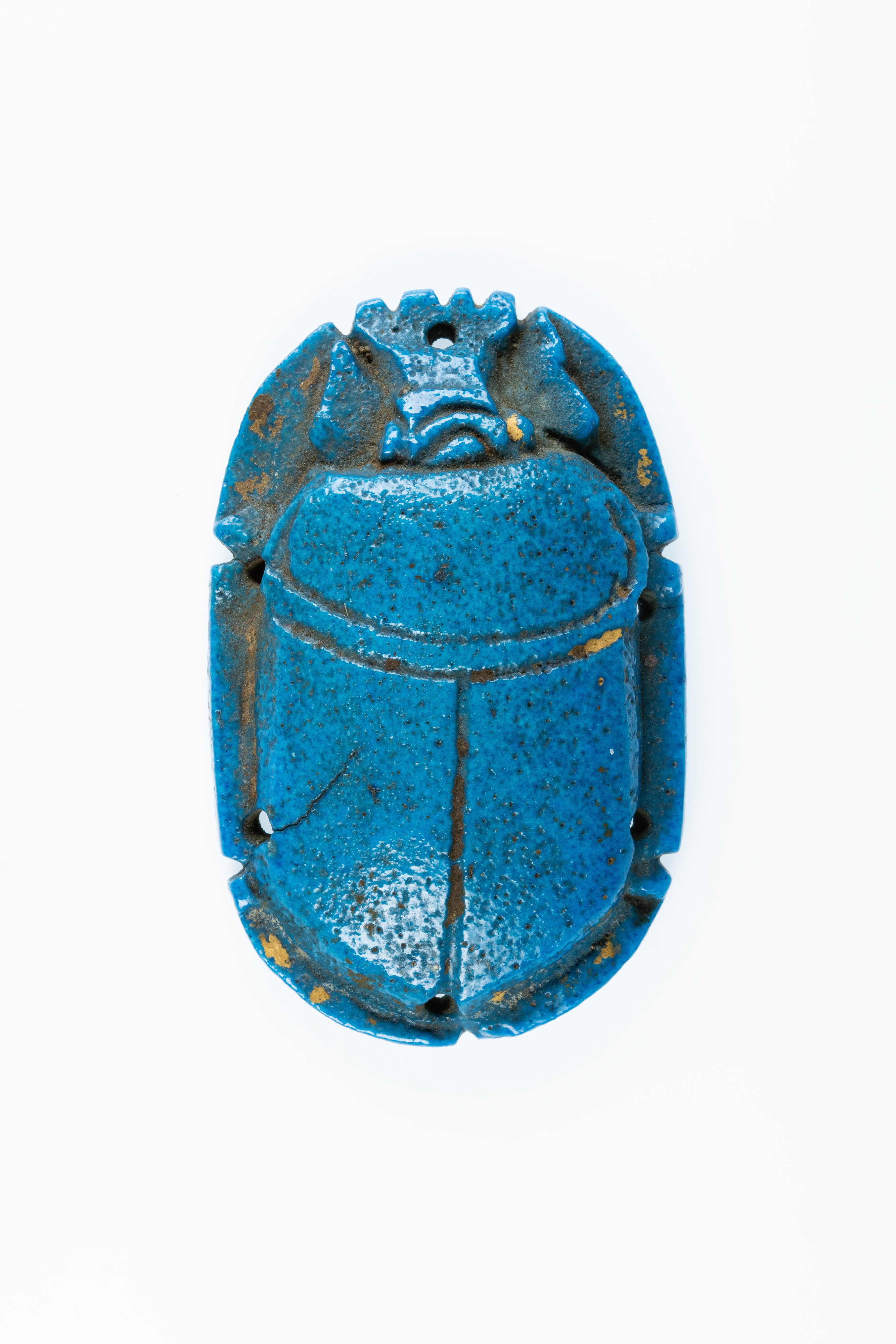 Scarab from mummy wrappings