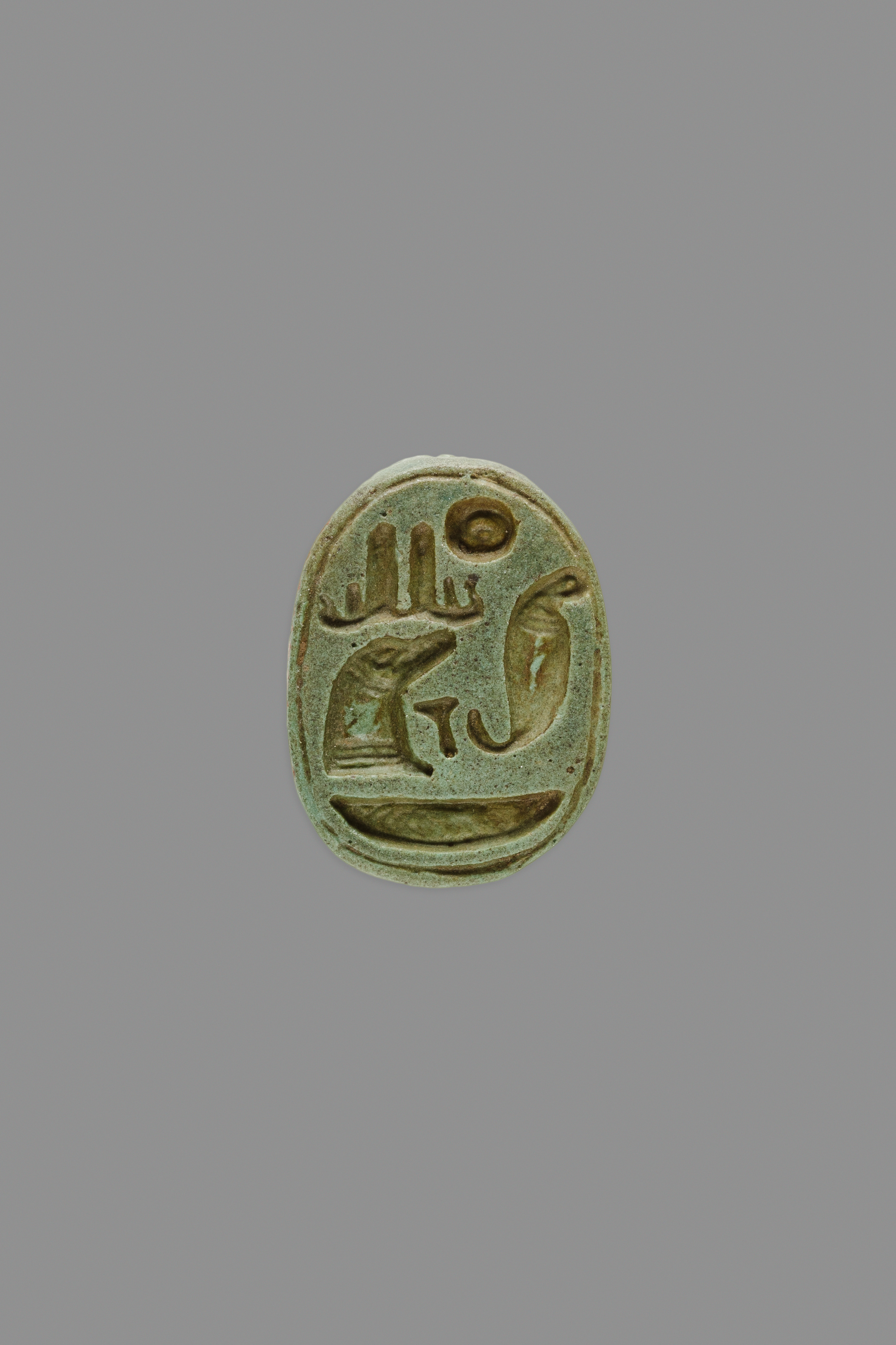 Scarab with Sobek and Wadjet