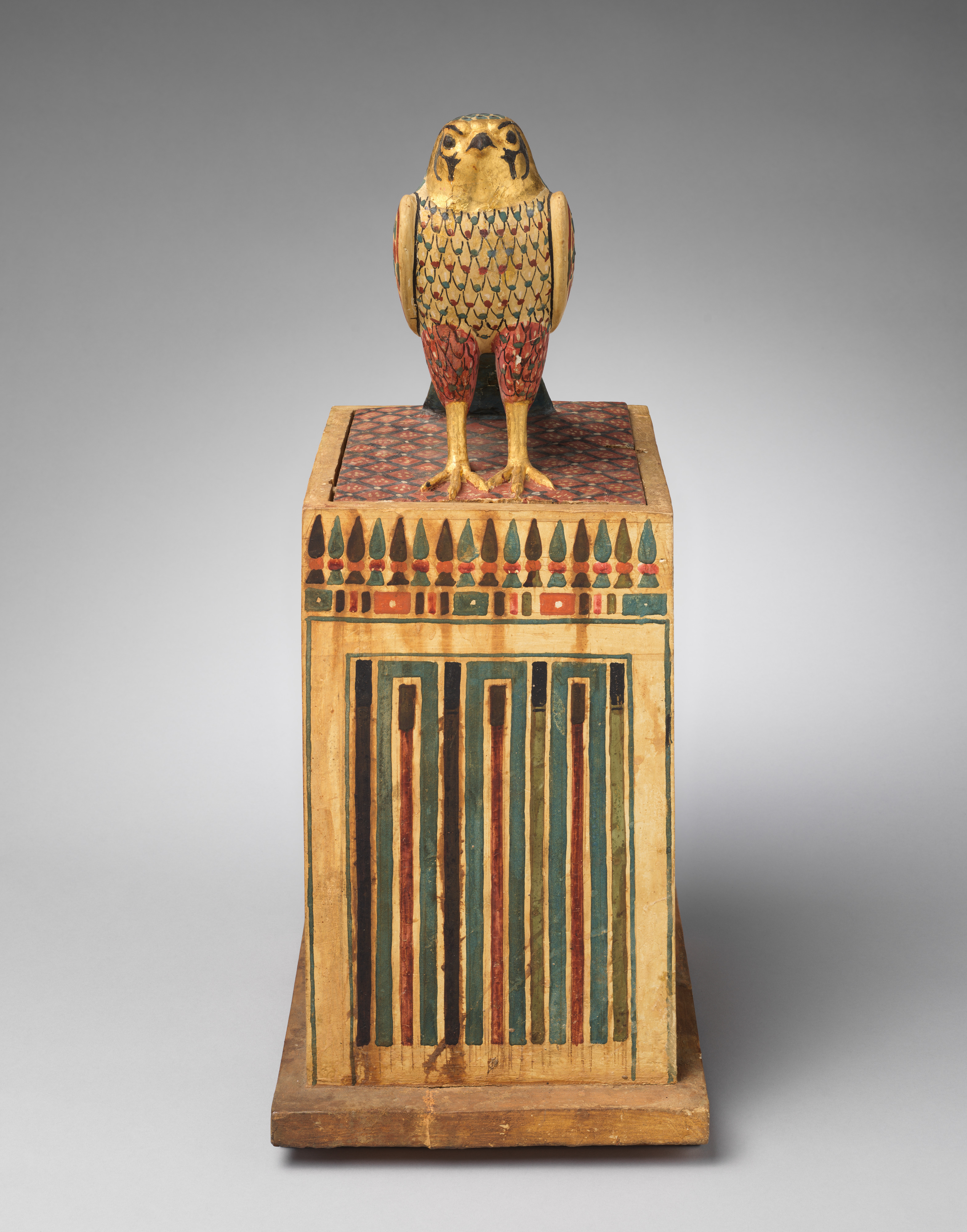 Falcon Box with Wrapped Contents