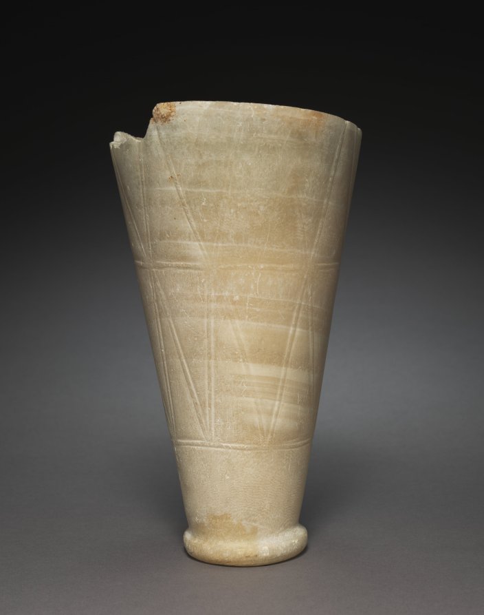 Tall Jar with Rope Patterns