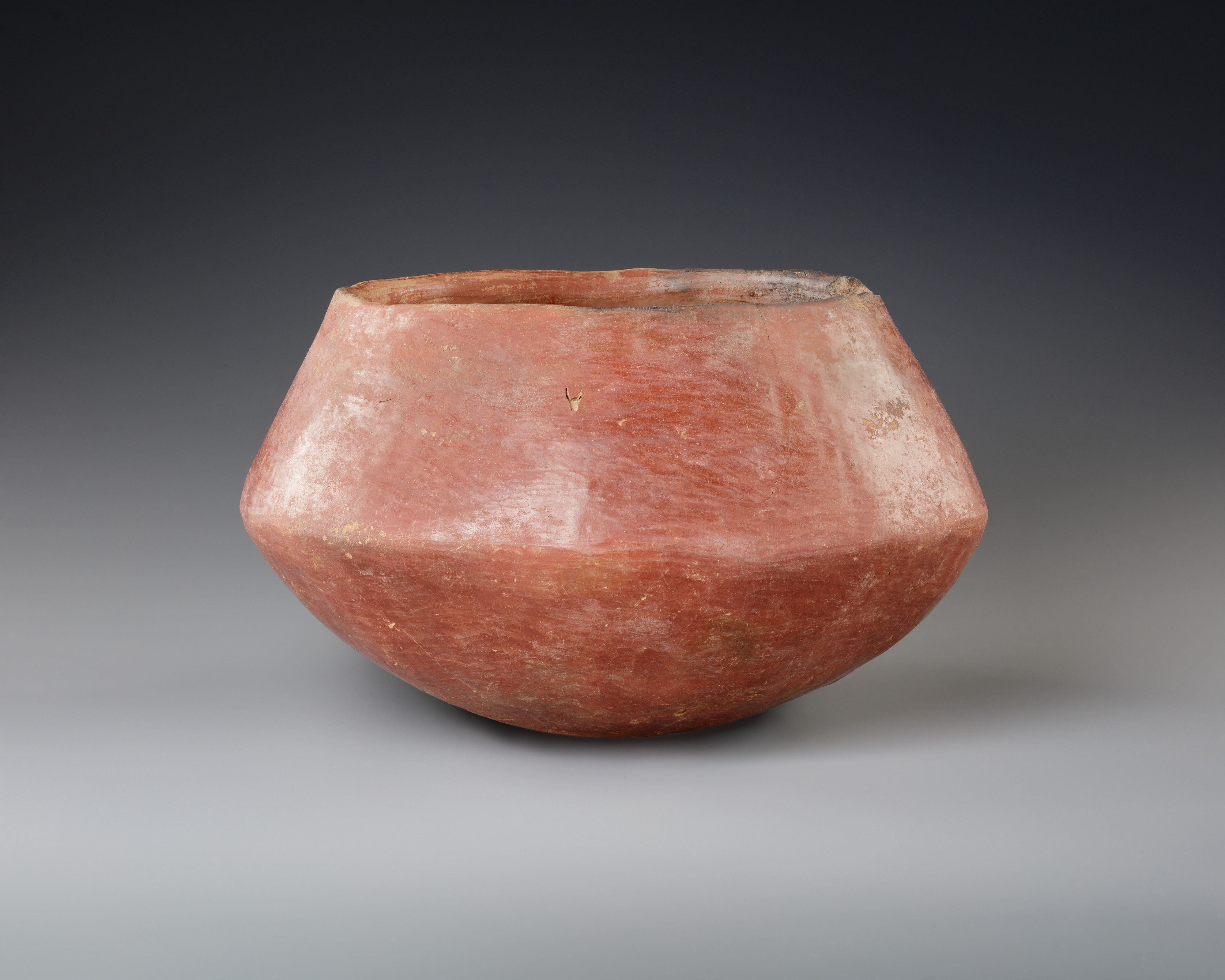 Red polished ware bowl