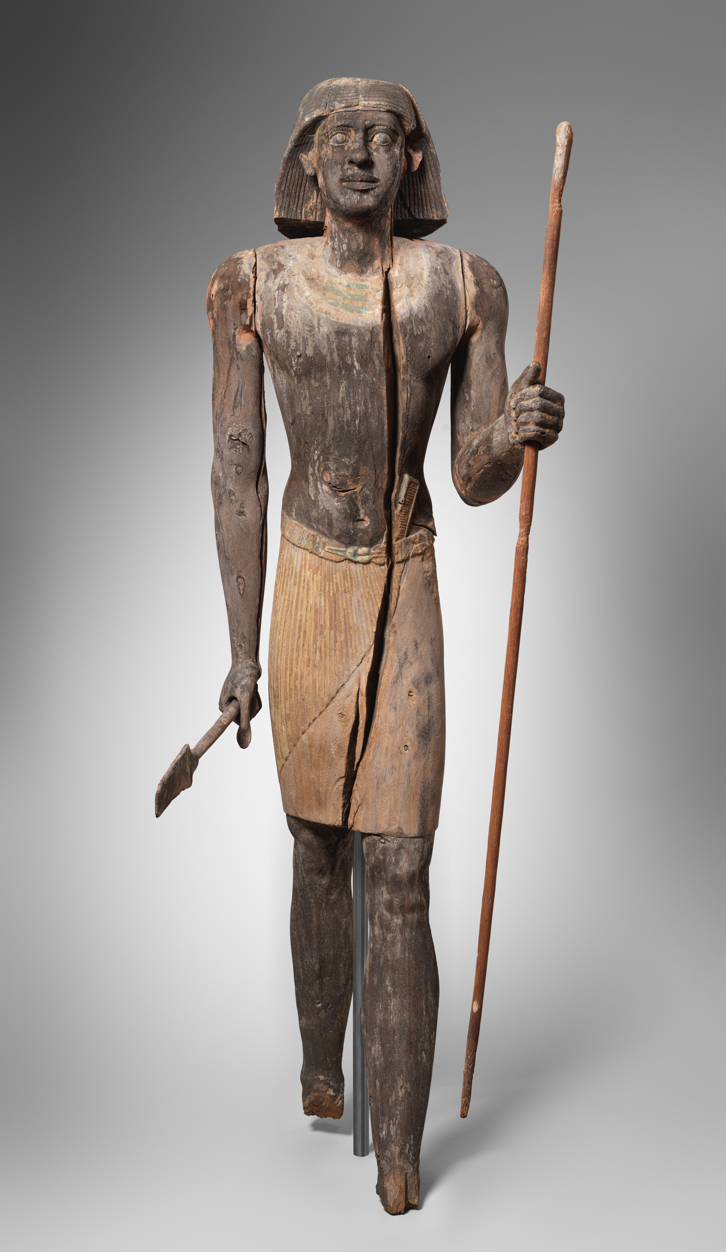 Standing Statue of Mitry with flaring wig
