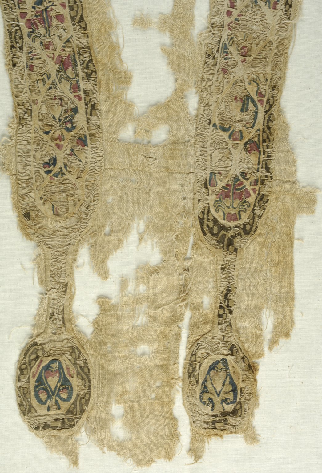 Tunic Fragments with Botanical Decoration