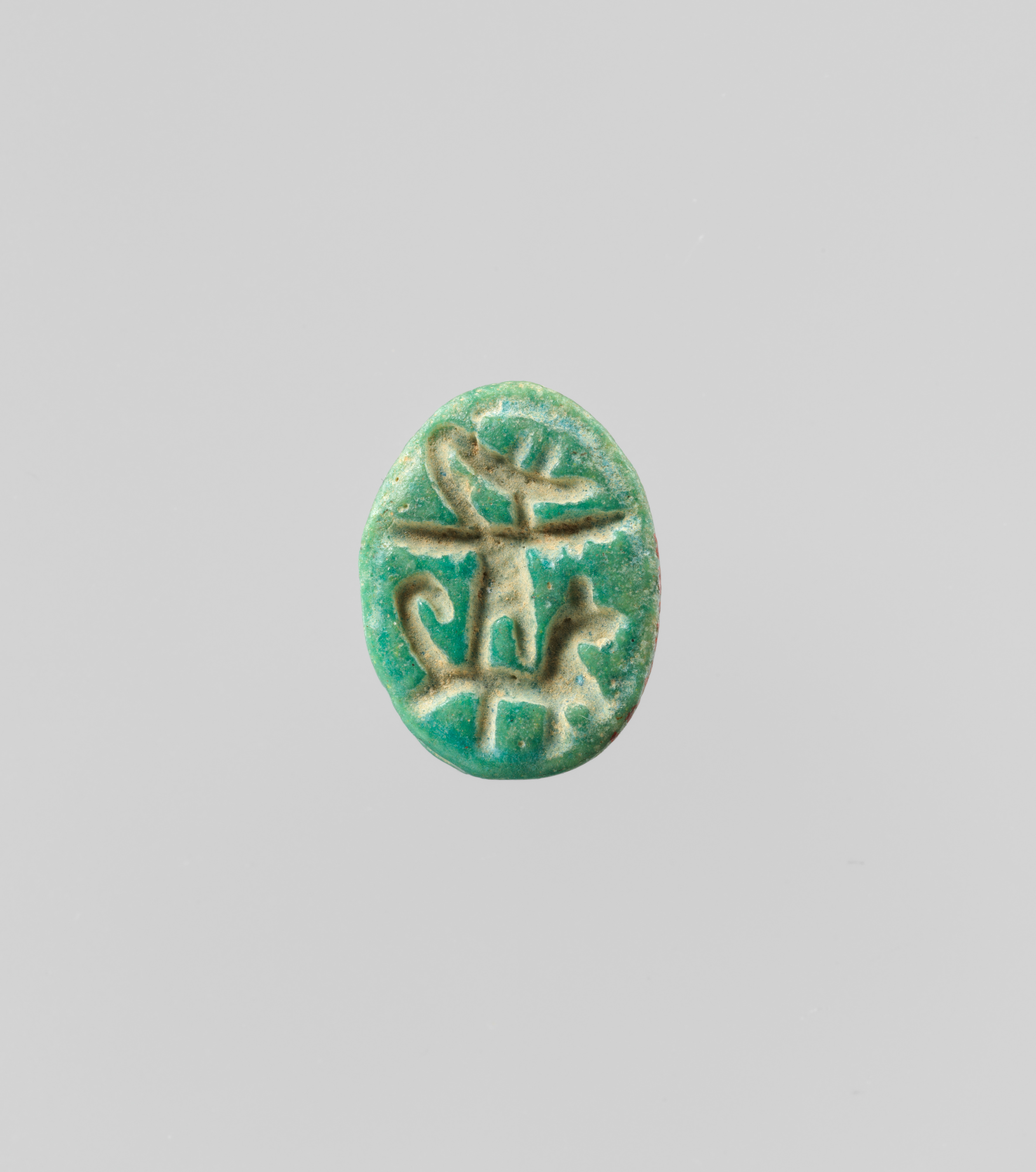 Scarab with Figure of Seth-Baal on a Lion