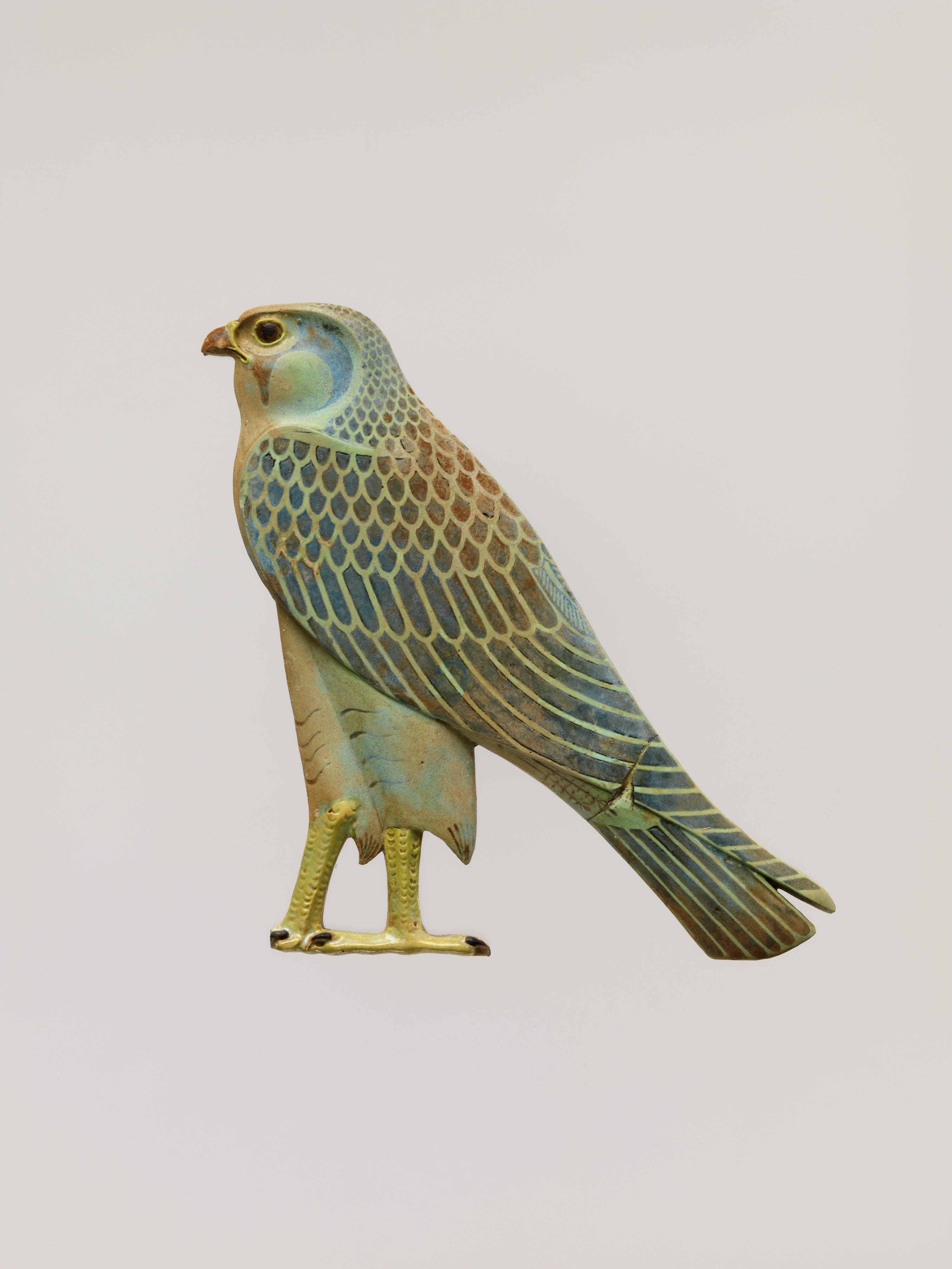 Inlay in the form of the Horus falcon