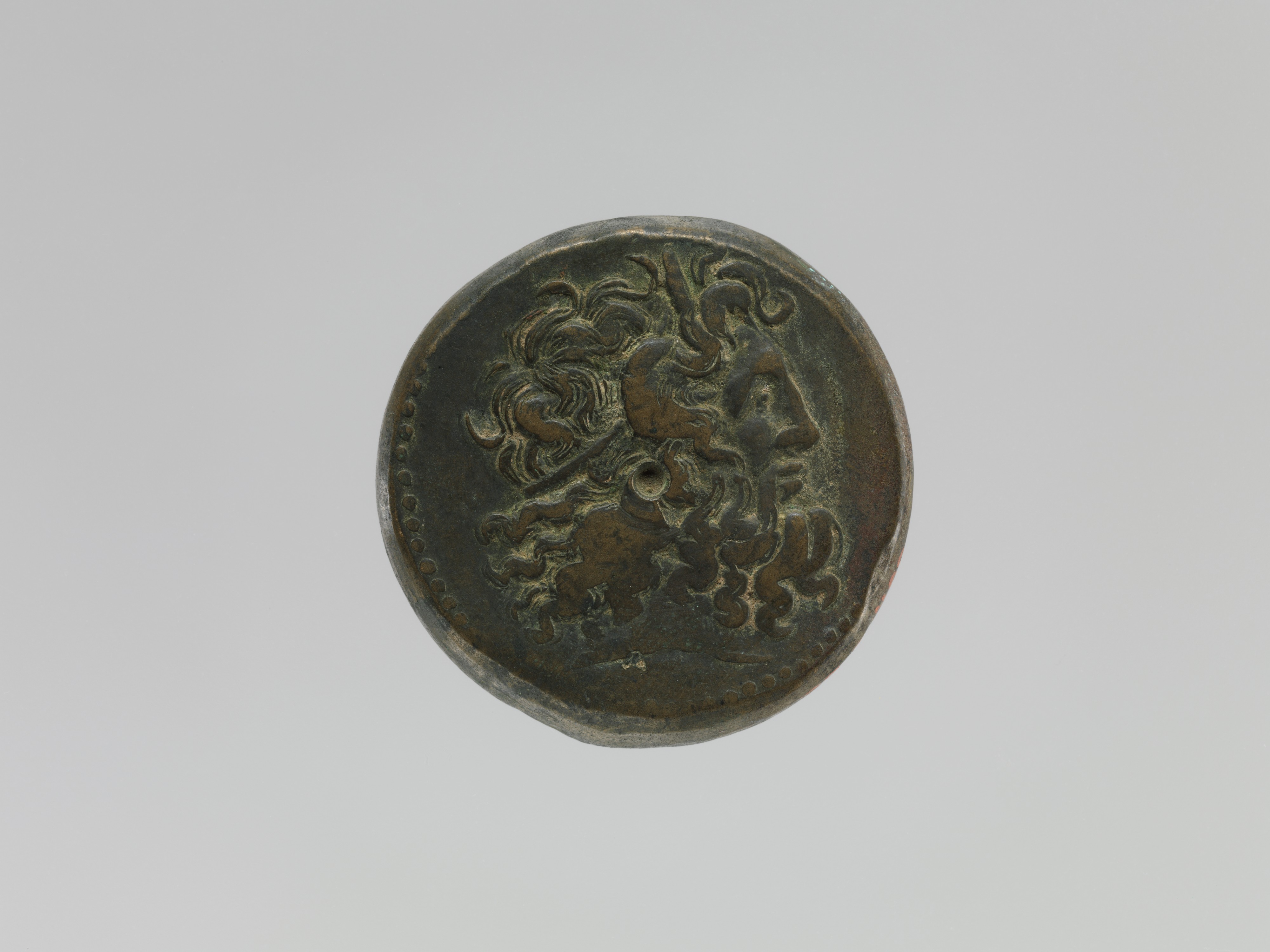 Coin of Ptolemy IV from a Ptolemaic hoard