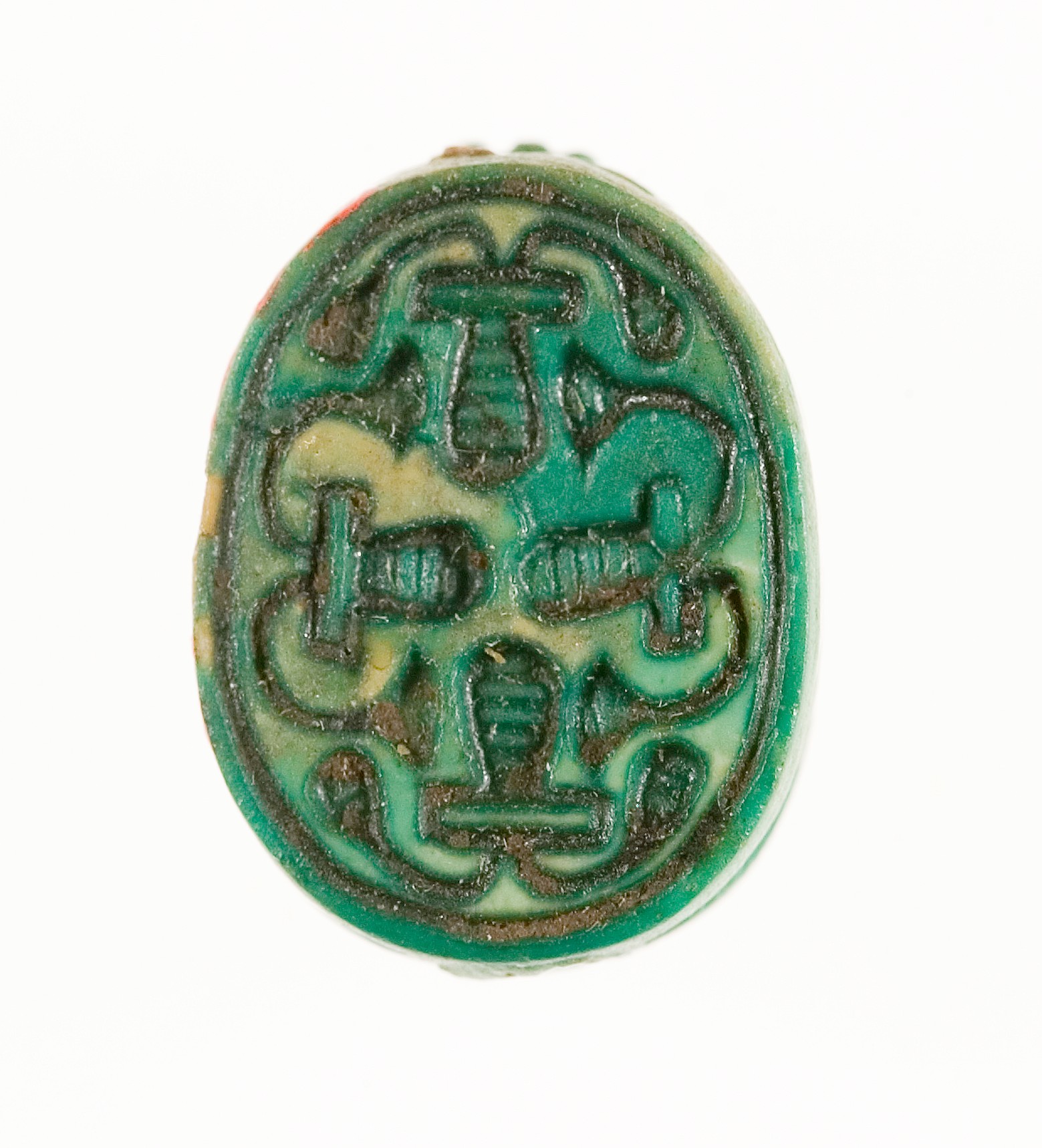 Scarab Inscribed with a Geometric Pattern