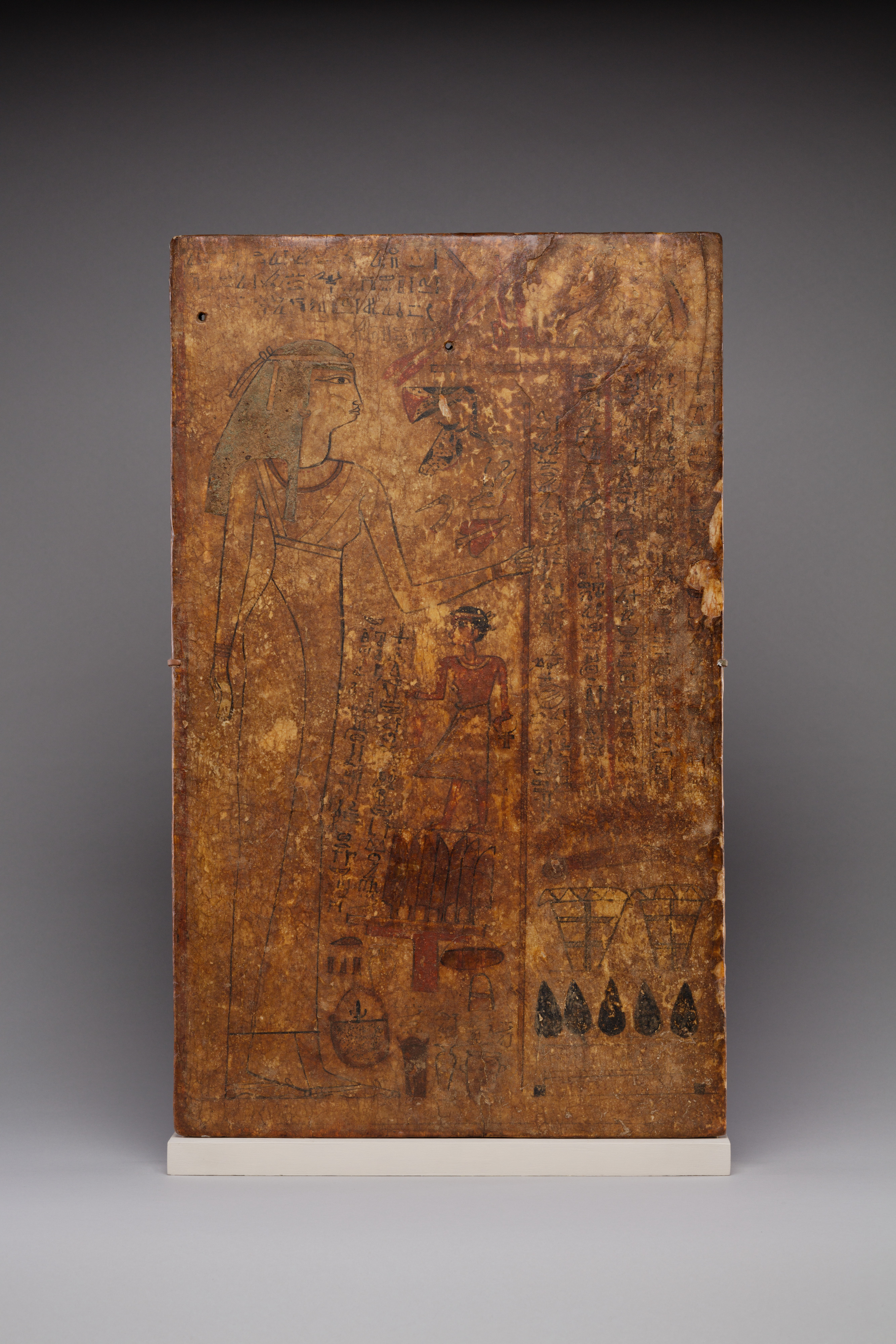 Writing board stela of Ita, usurped by Hetepi