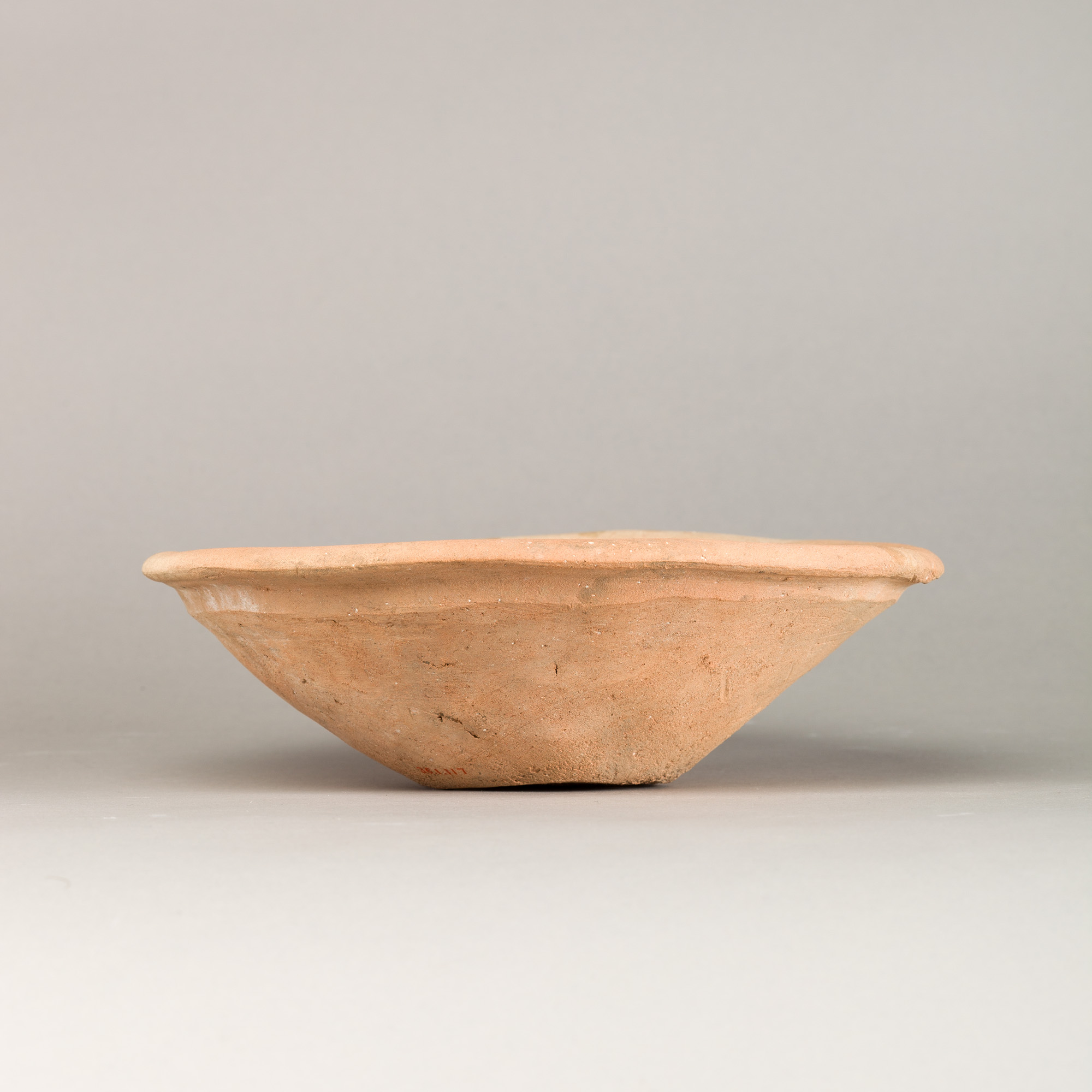Bowl with flattened rim