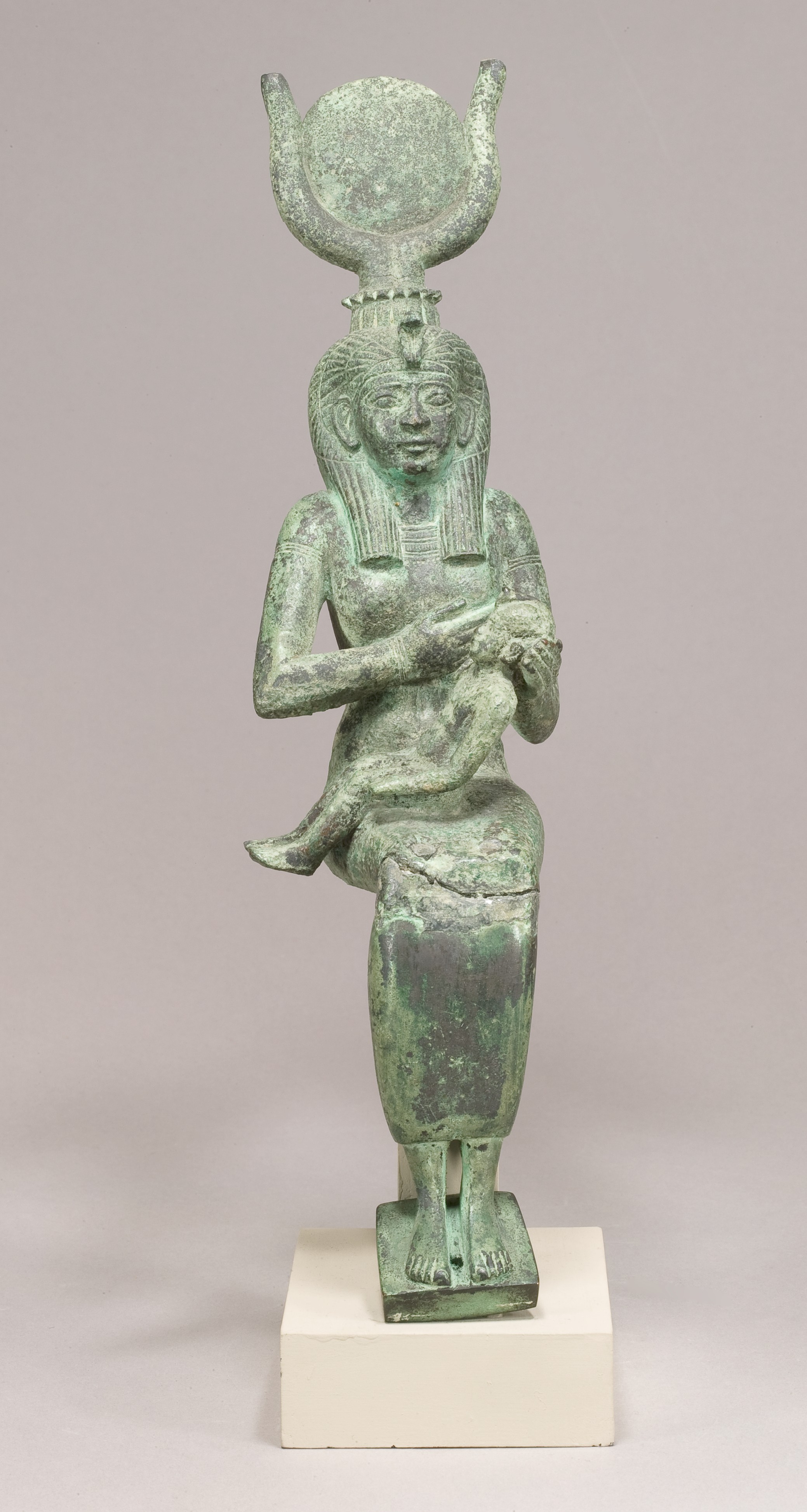 Statuette, Isis, Horus