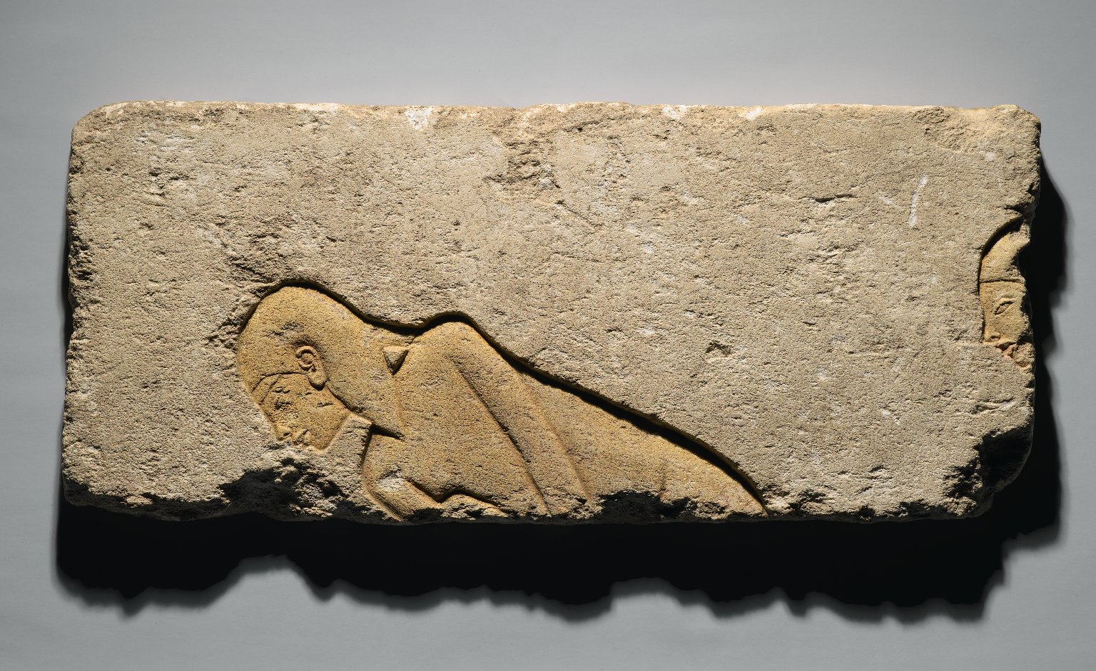 Relief of Two Men Bowing