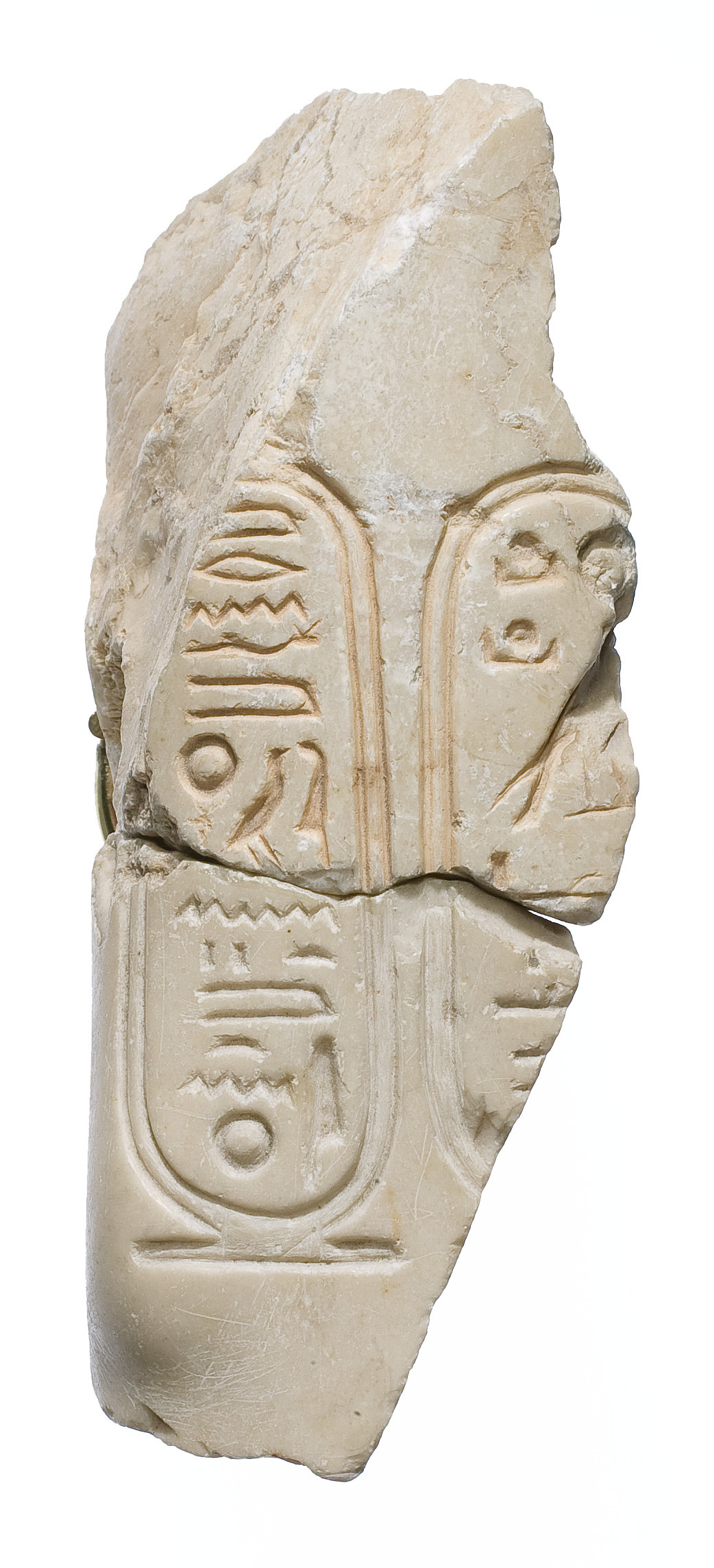 Arm at wrist with Aten cartouches