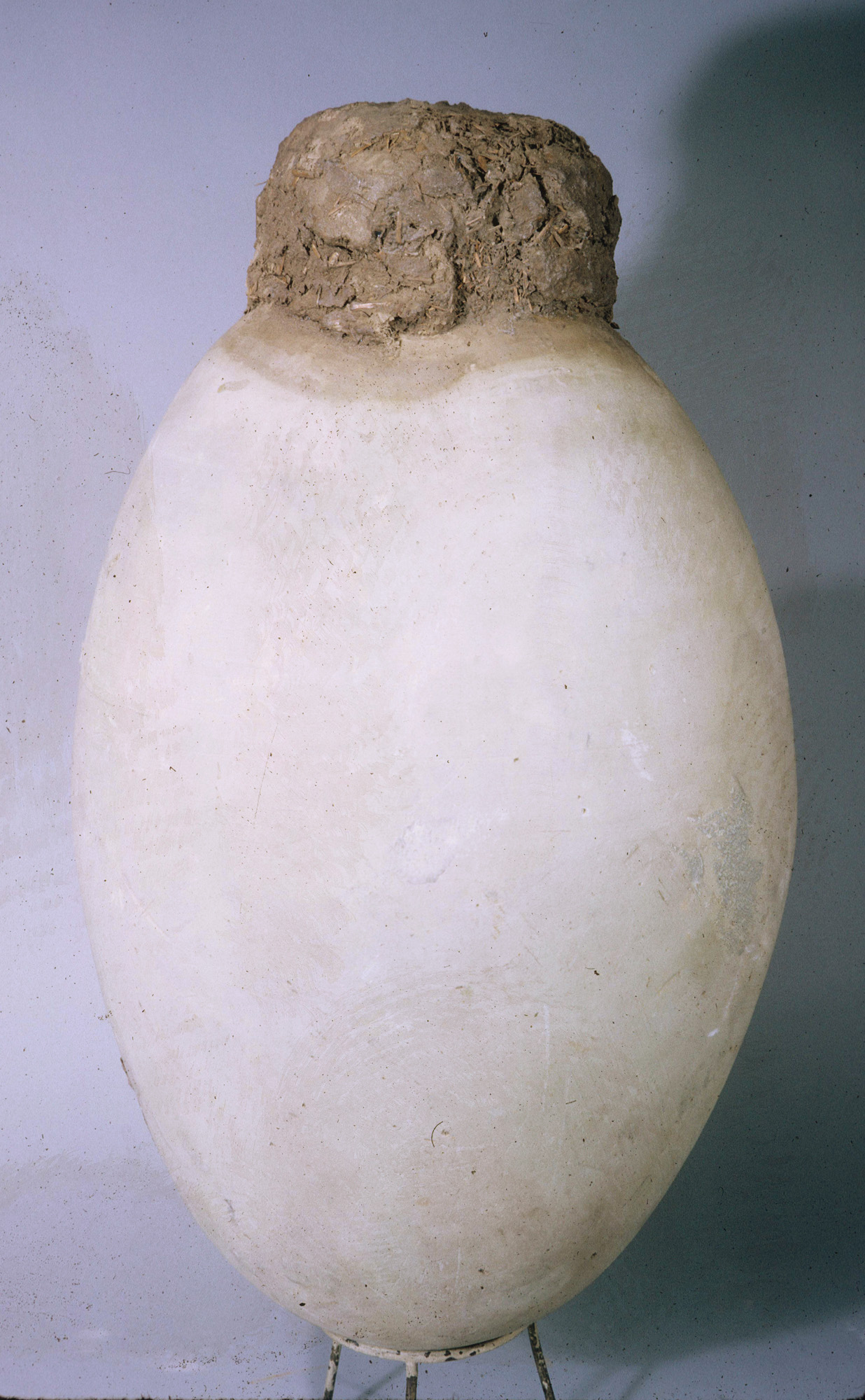 Jar containing mummifying materials
