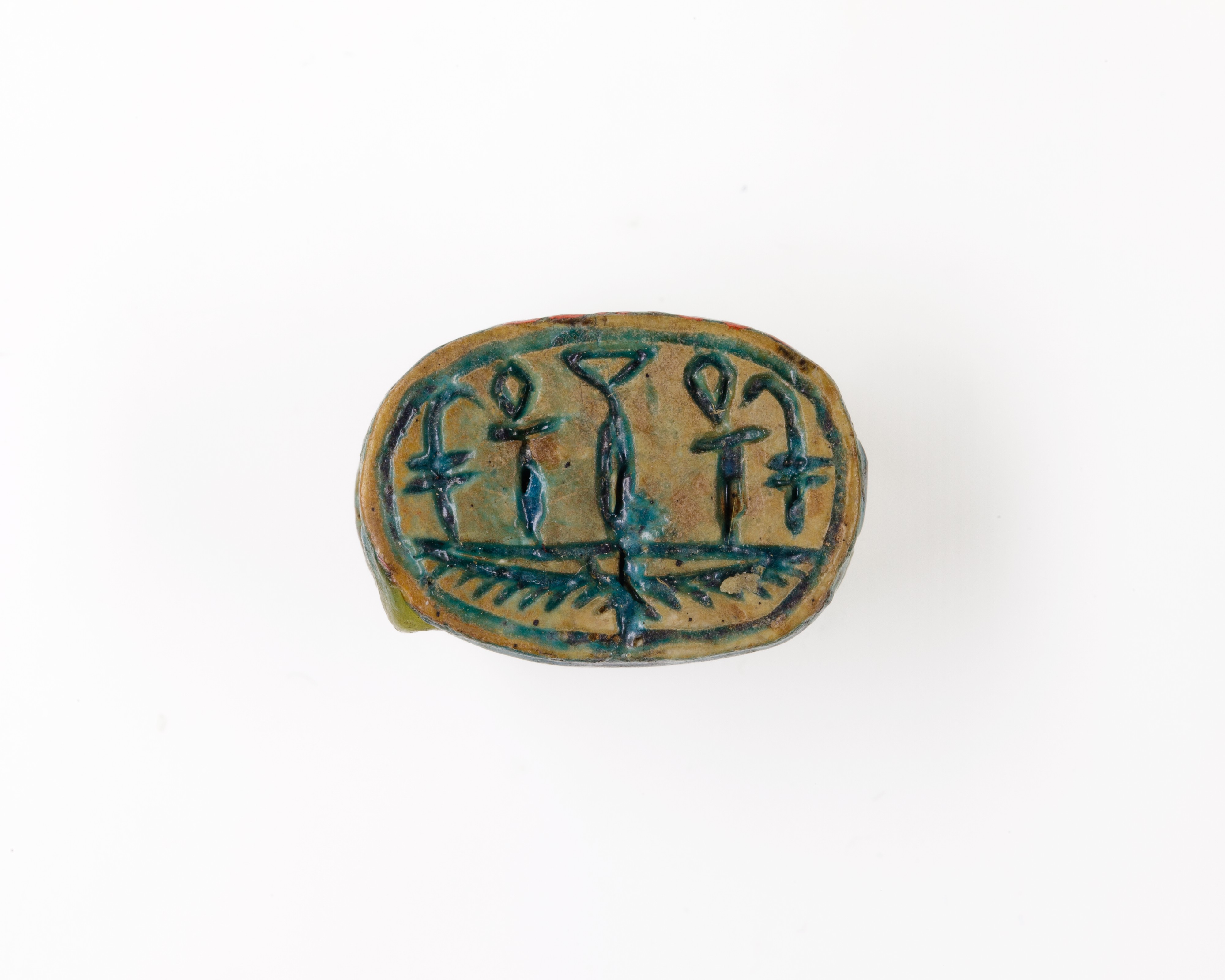 Scarab Inscribed with Hieroglyphs