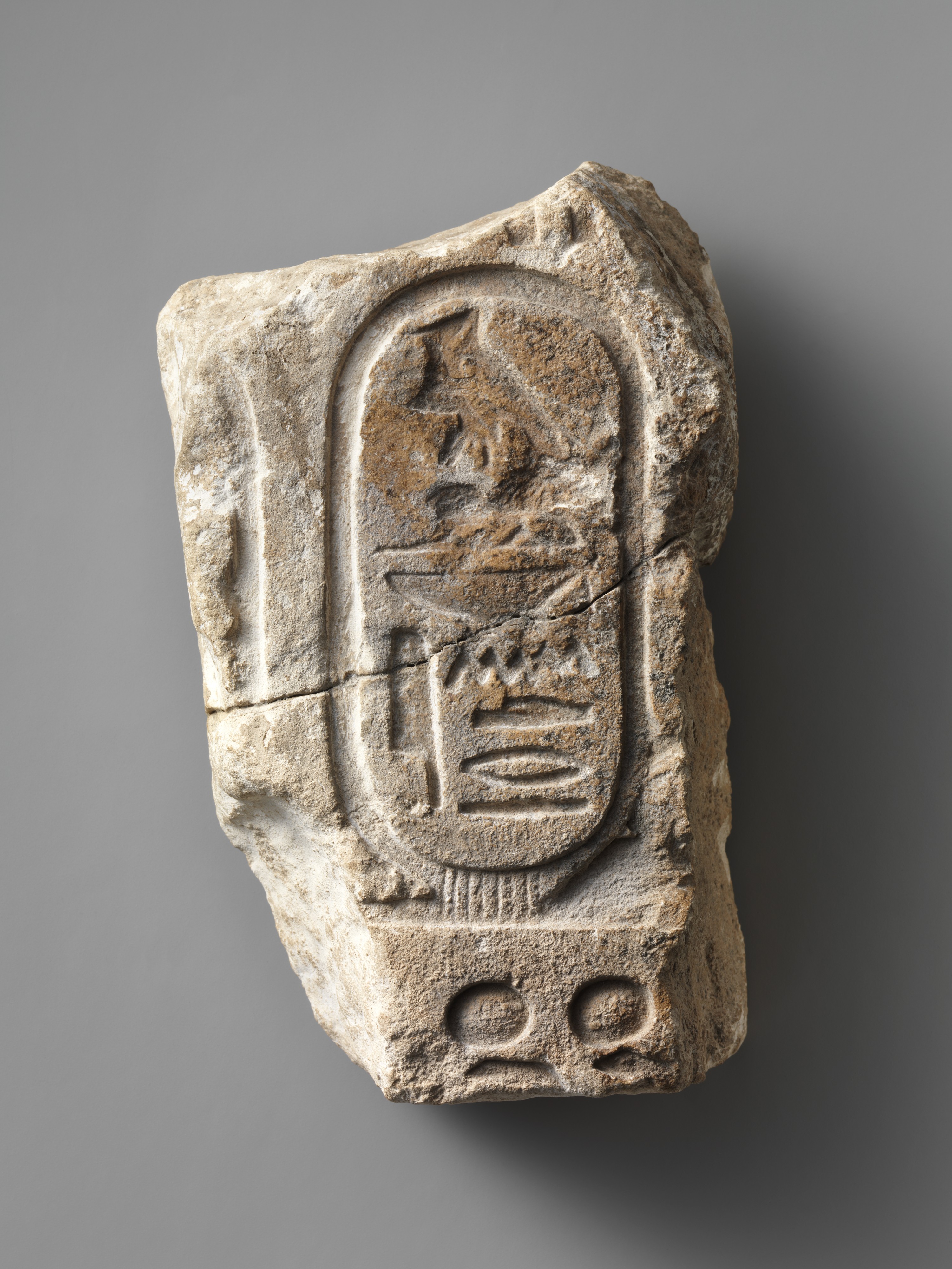 Block with cartouche of Alexander the Great or his son Alexander IV of Macedon