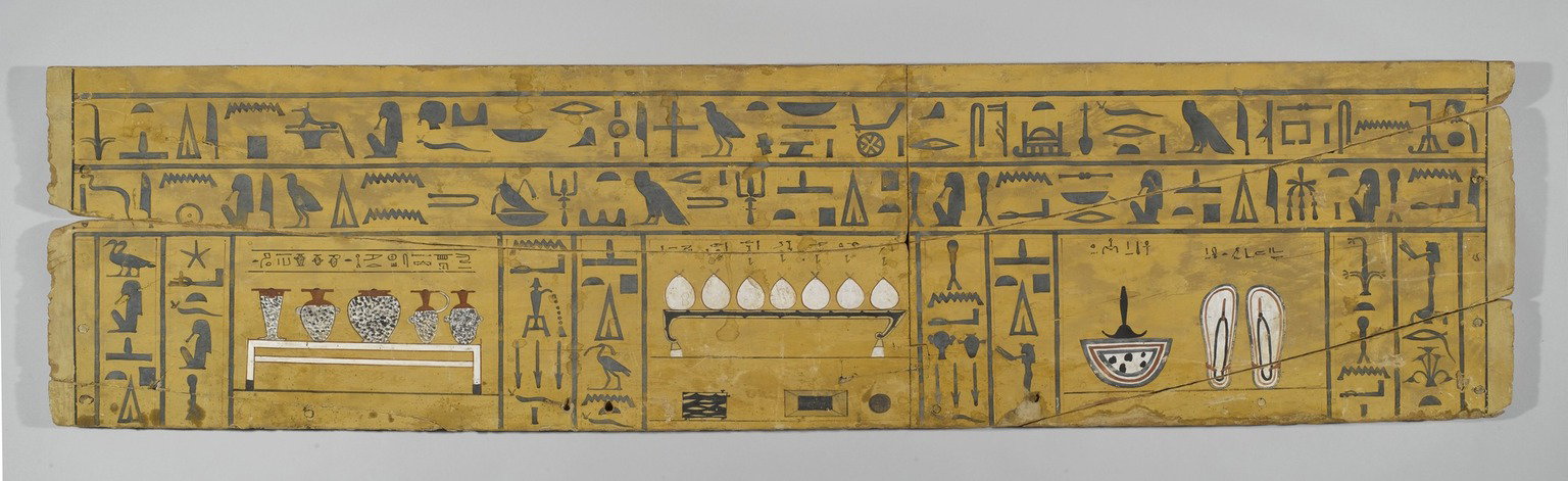 Panel from the Coffin of a Woman