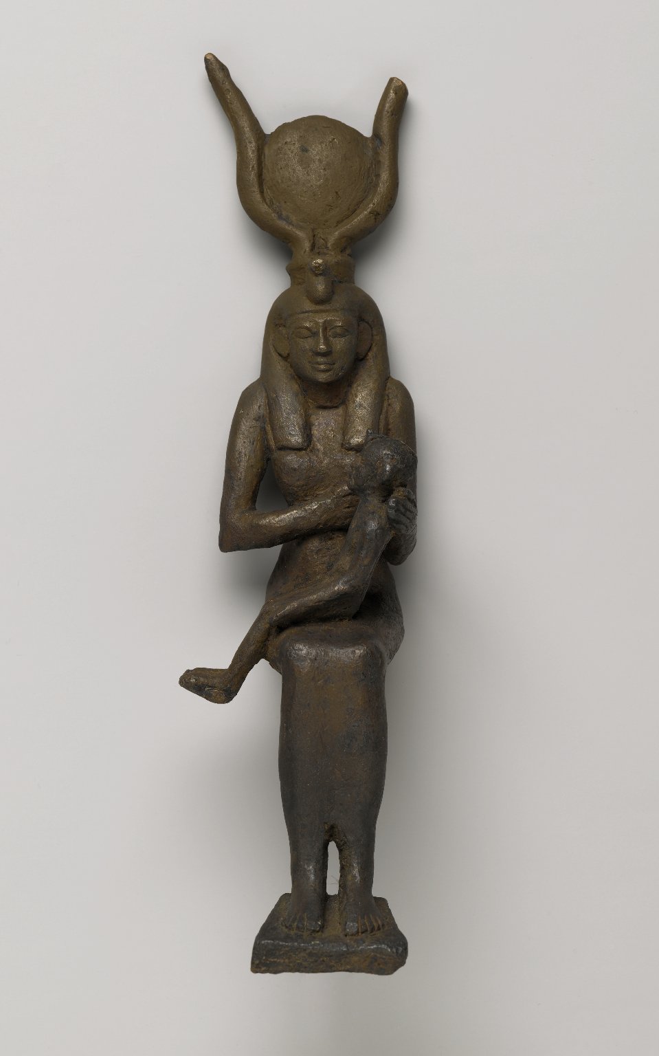Statue of Isis Nursing the Child Horus