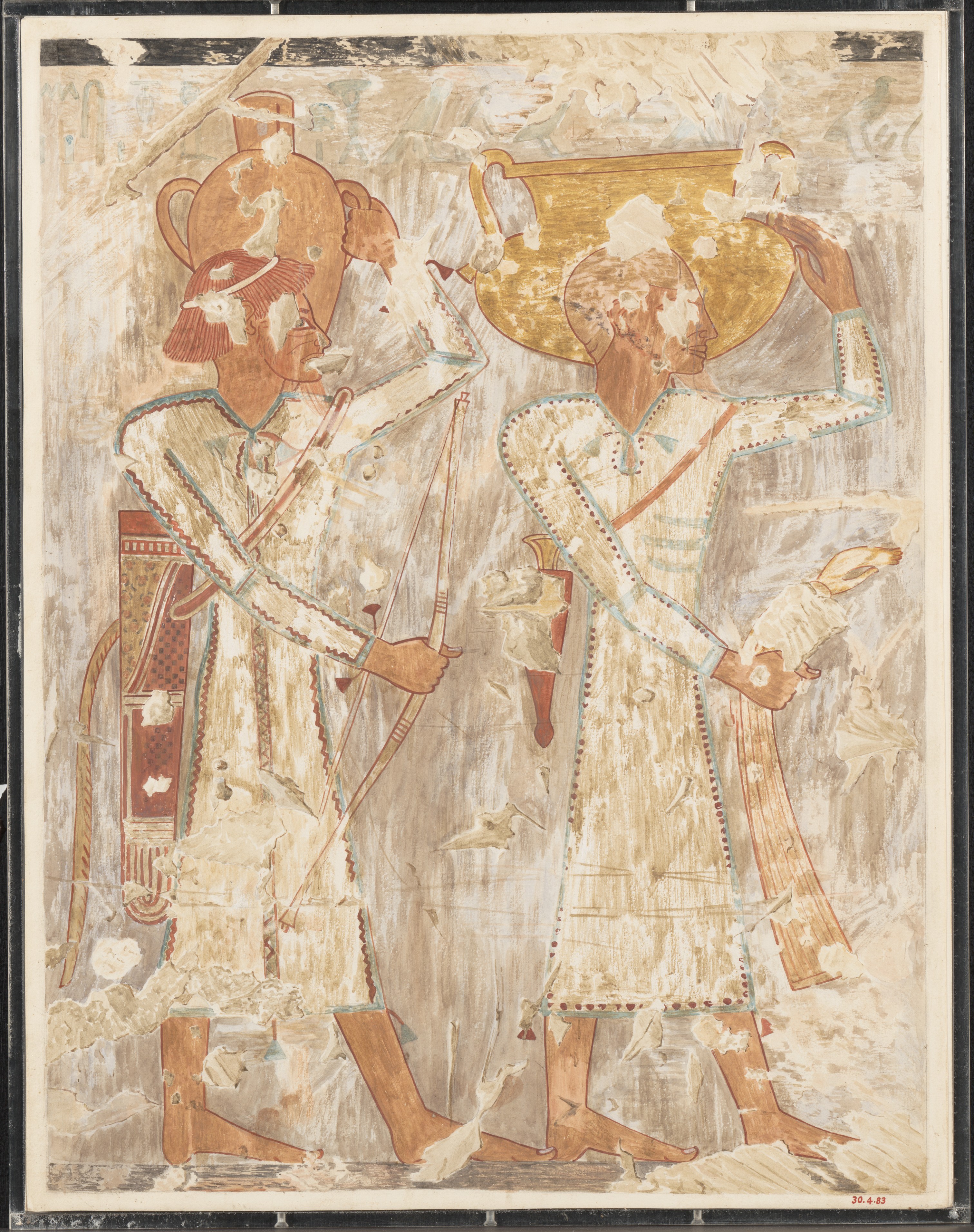 Syrians Bringing Vessels and Weapons, Tomb of Rekhmire