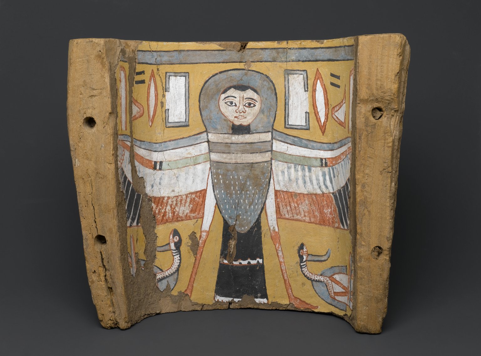 Image of a Ba-bird on a Headboard from a Coffin