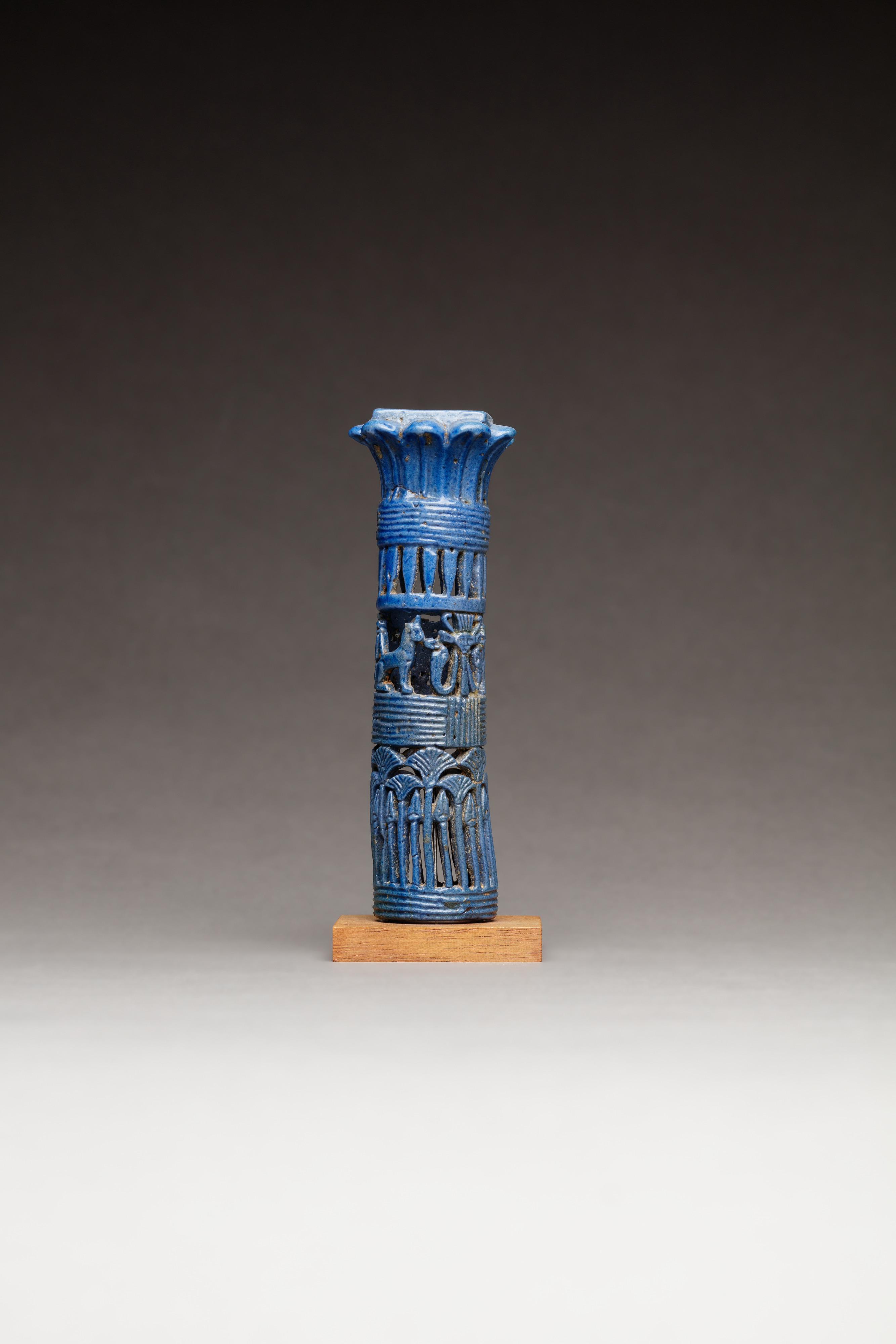Kohl Tube Holder in the Form of a Papyrus Column