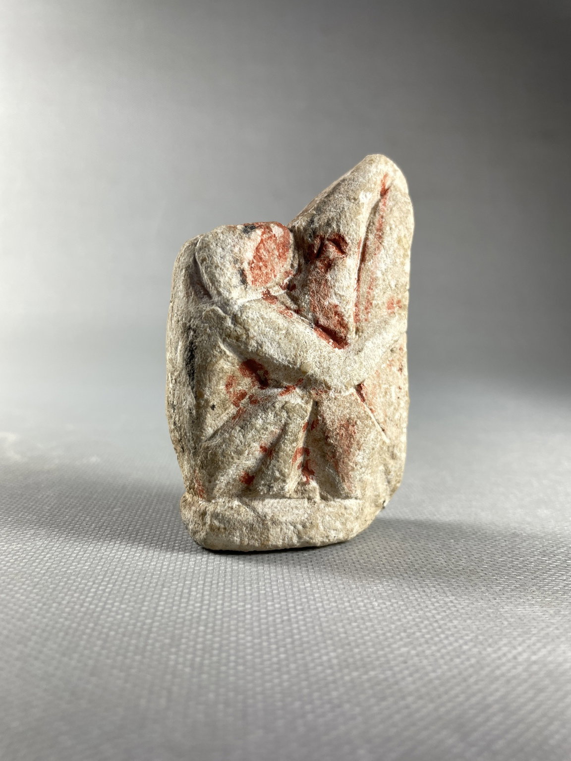 Figure of a Monkey Playing a Harp