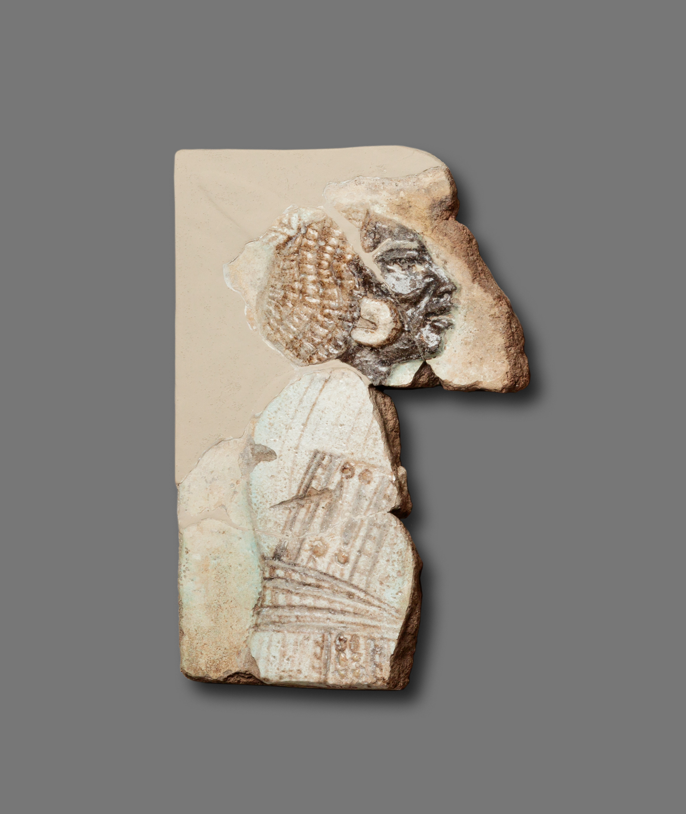 Tile from walls of Throne Room in the palace of Ramesses II