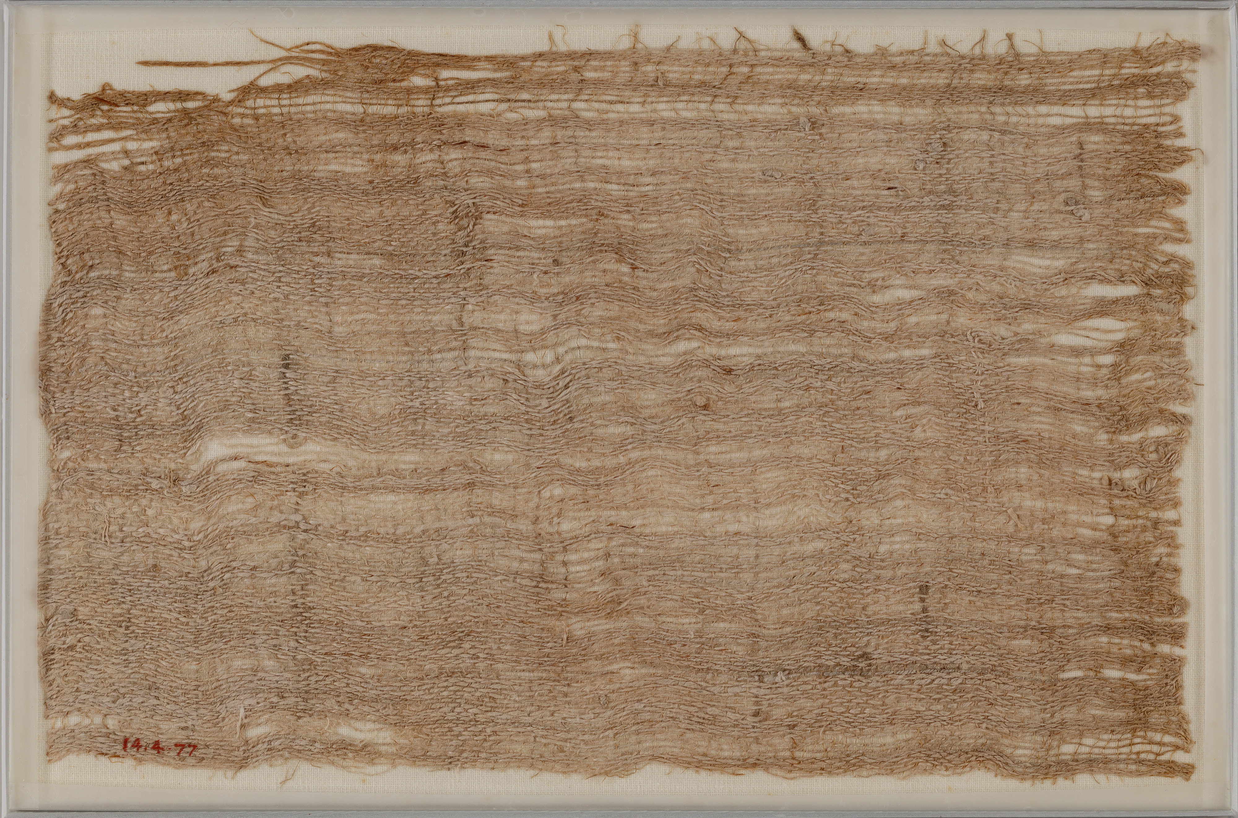 A fragment from a gauzy material
