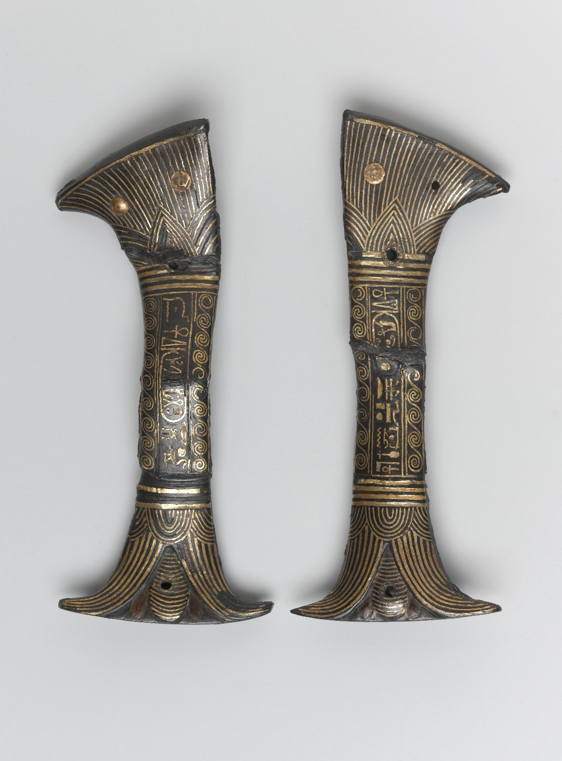 Two Halves of a Knife Handle