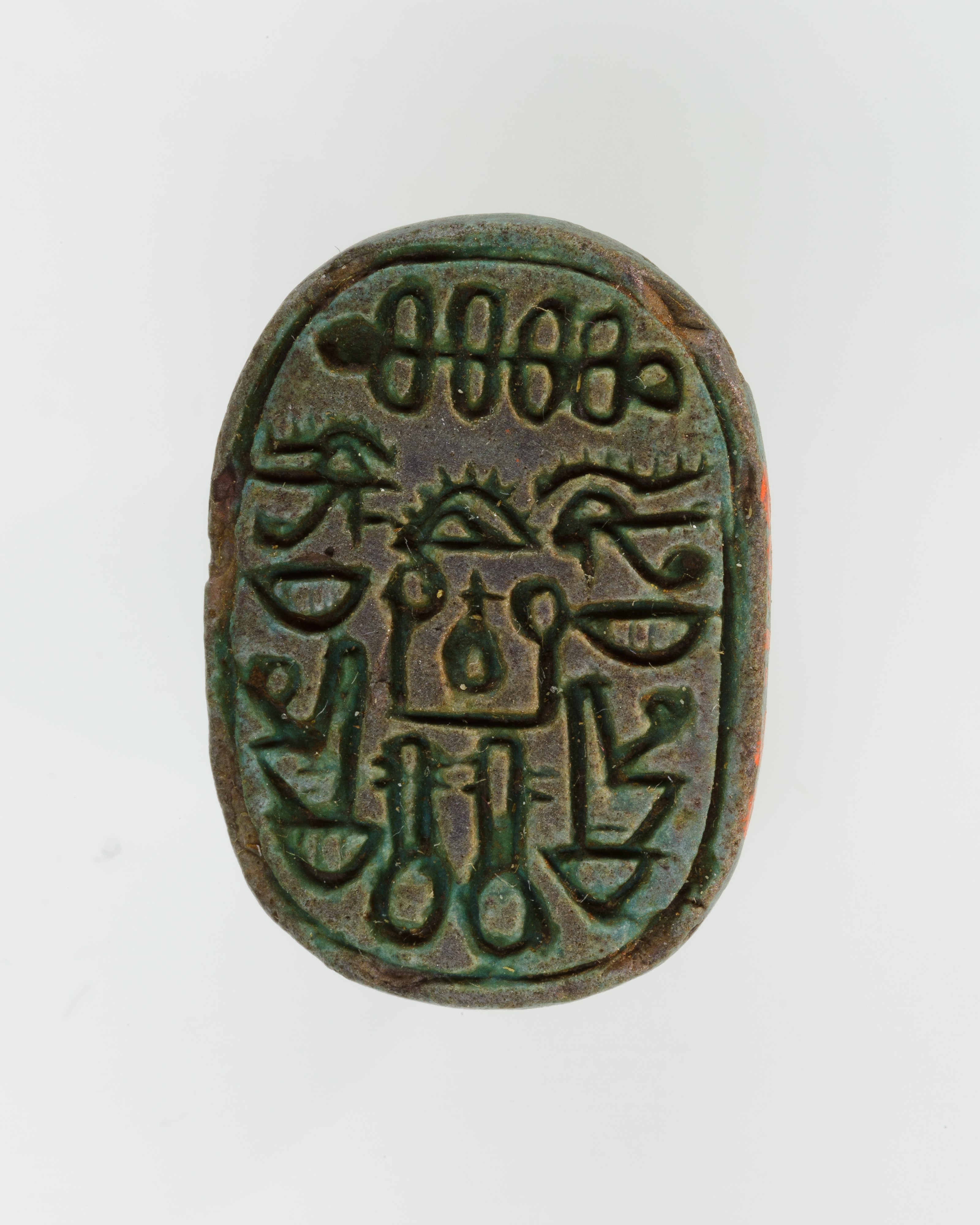 Scarab Inscribed with Hieroglyphs