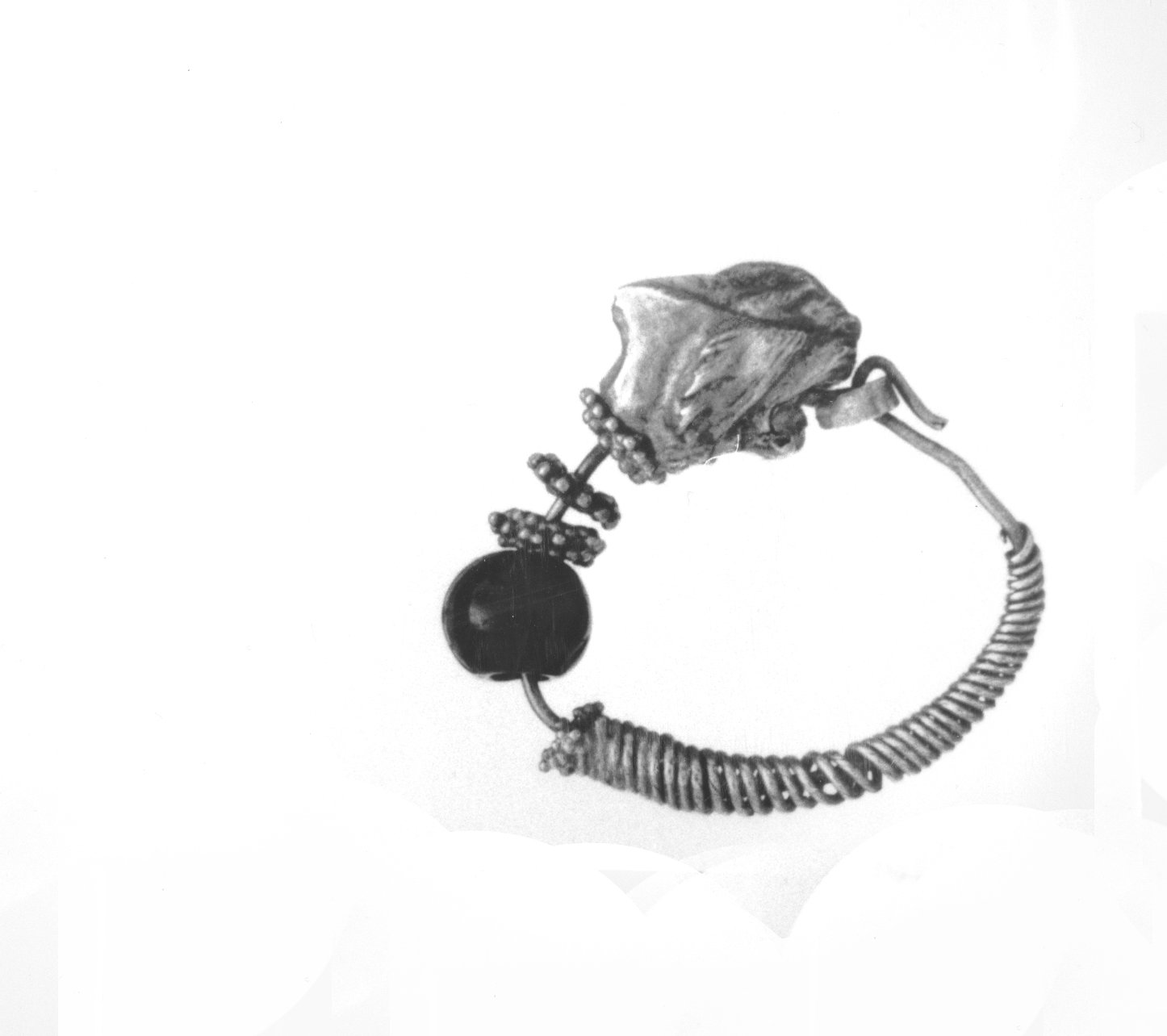 Earring with the Head of a Lynx