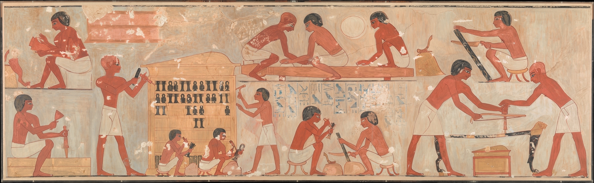 Carpenters at Work, Tomb of Rekhmire