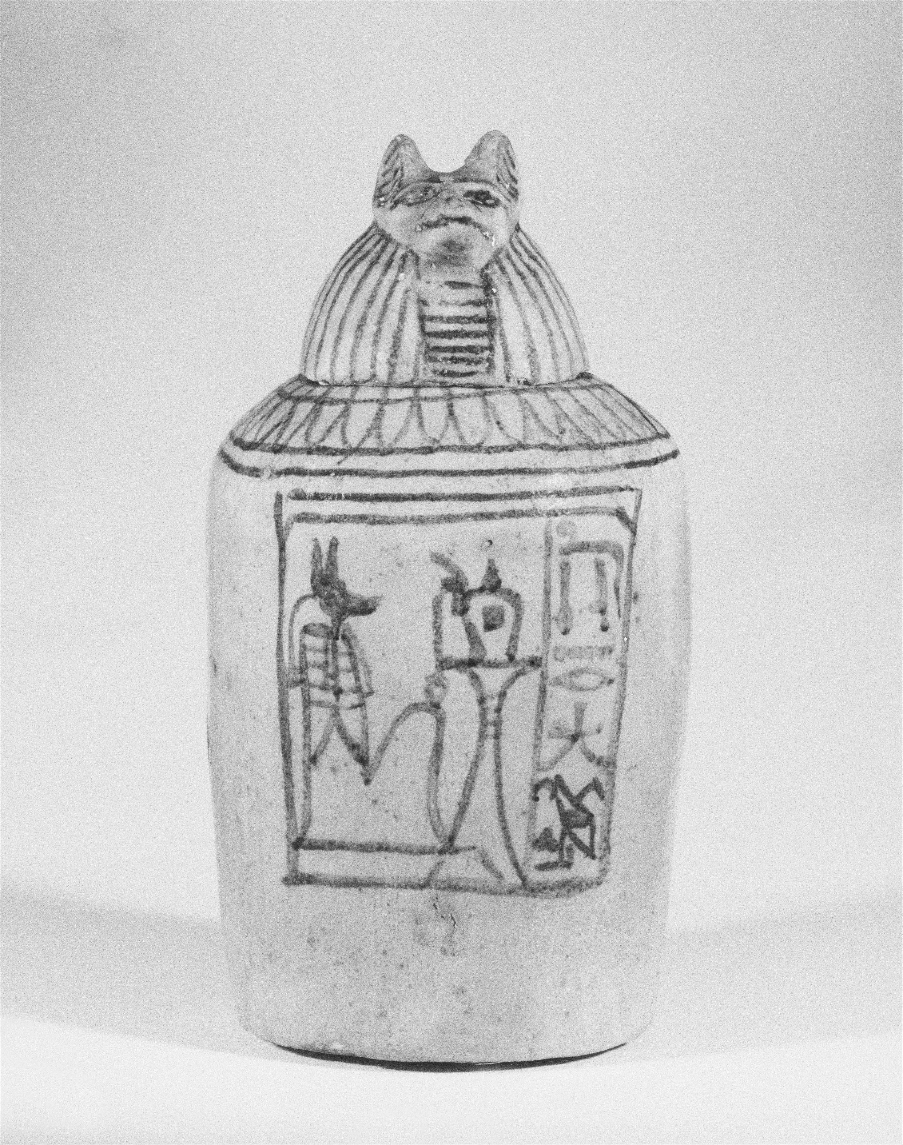 Canopic Jar with Head of Duamutef