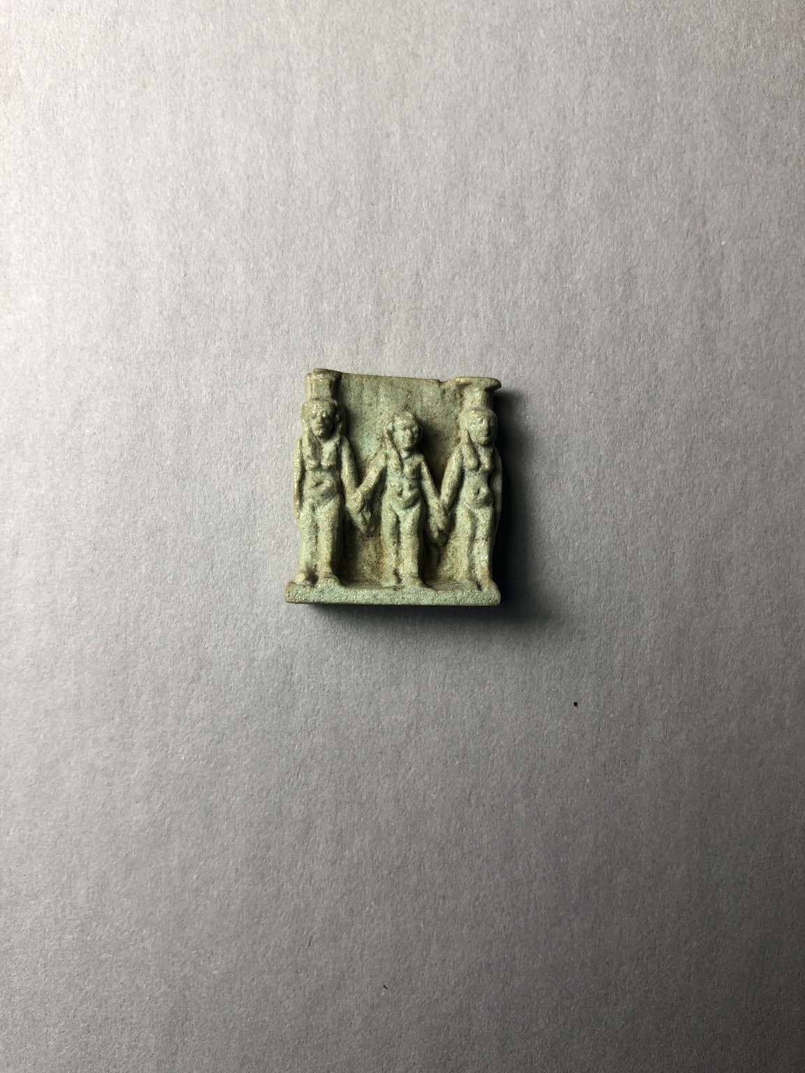 Plaque with Isis, Child Horus and Nephthys