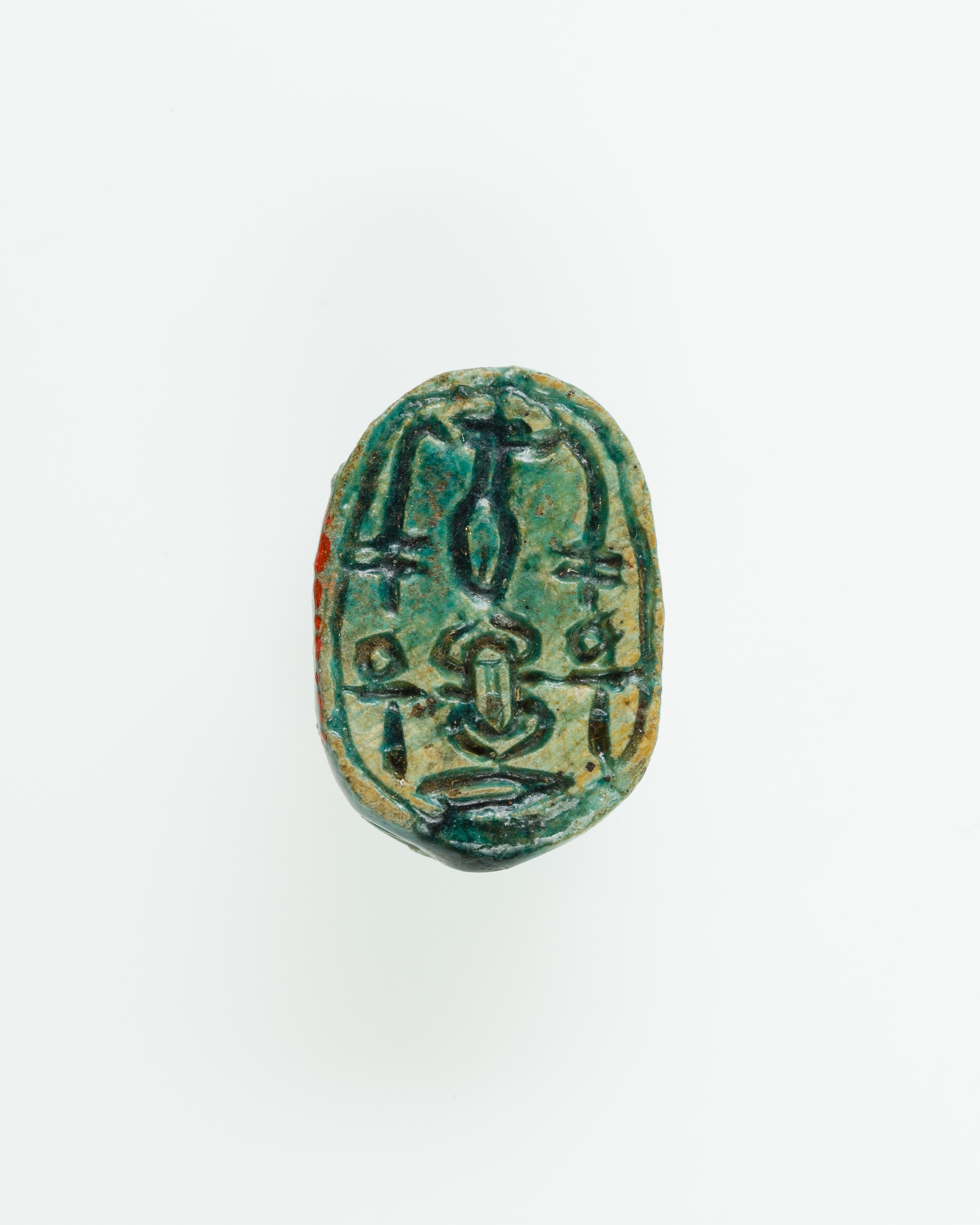 Scarab Inscribed with Hieroglyphs